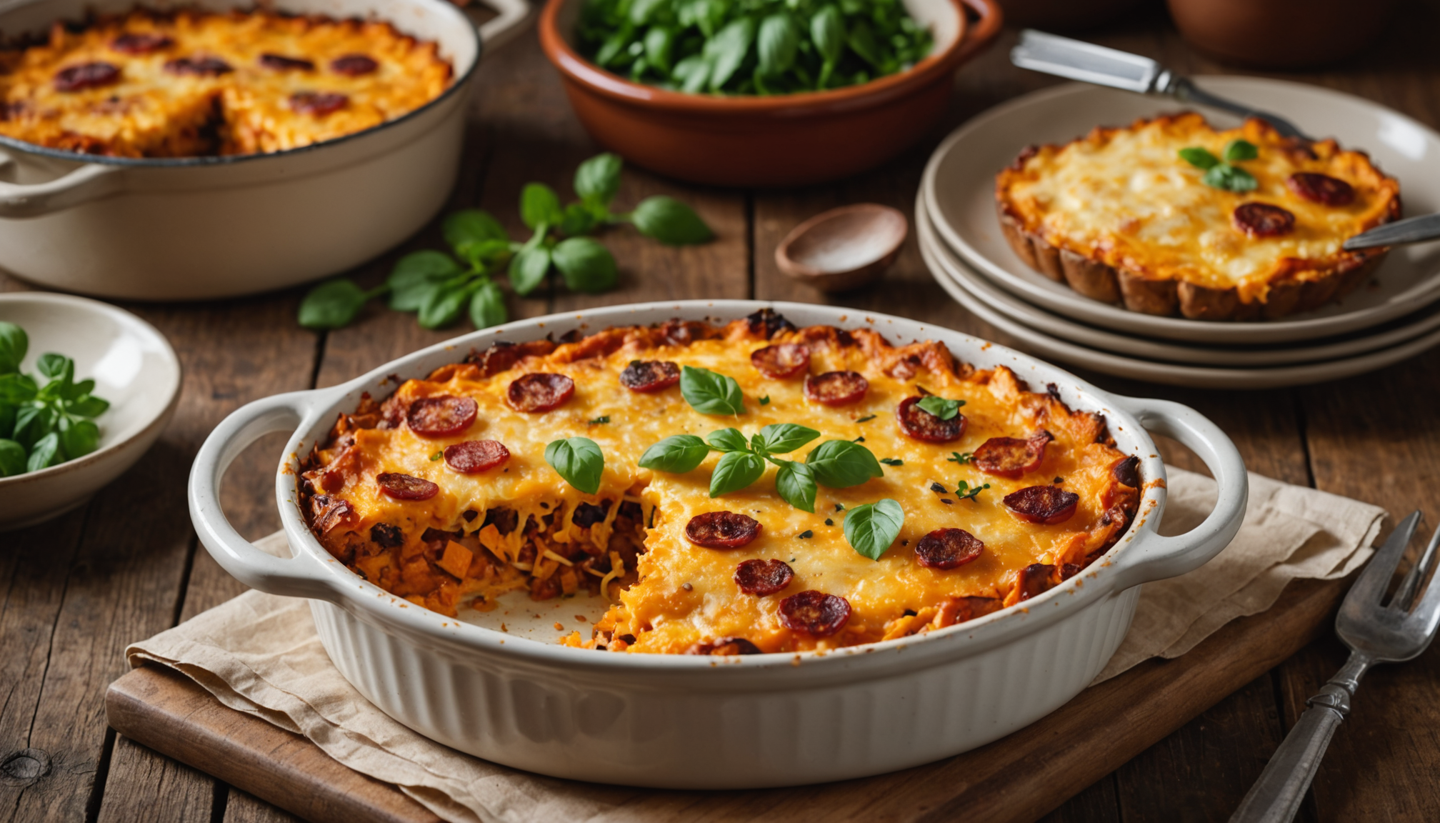 découvrez comment réinventer le gratin avec seulement 4 ingrédients magiques pour un plat de patates douces fumant, savoureux et ultra-rapide à préparer.