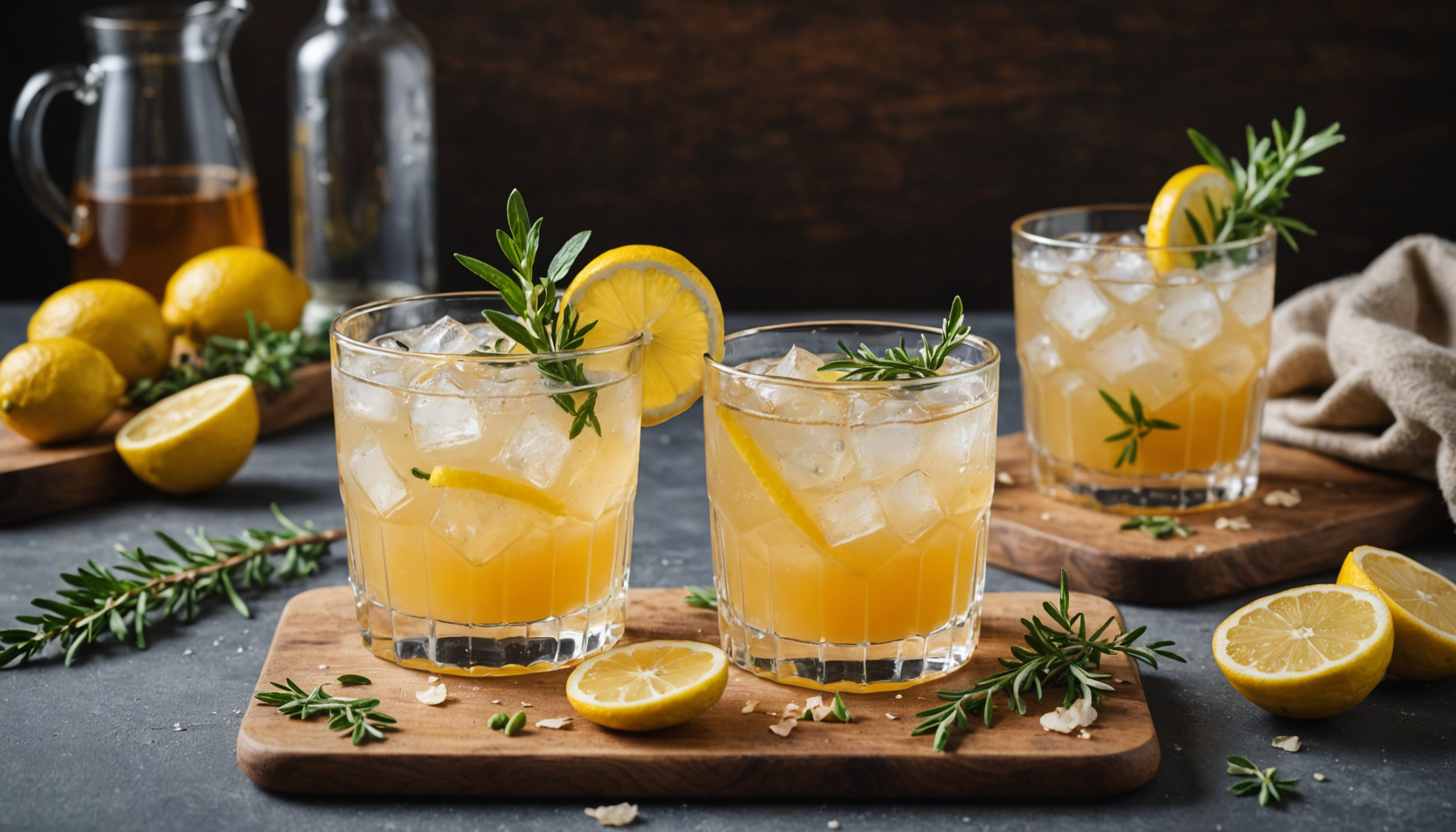découvrez le ginger smash, un cocktail au citron et miel, parfait pour vos apéritifs hivernaux. un mélange doux et épicé pour réchauffer vos soirées avec gourmandise.