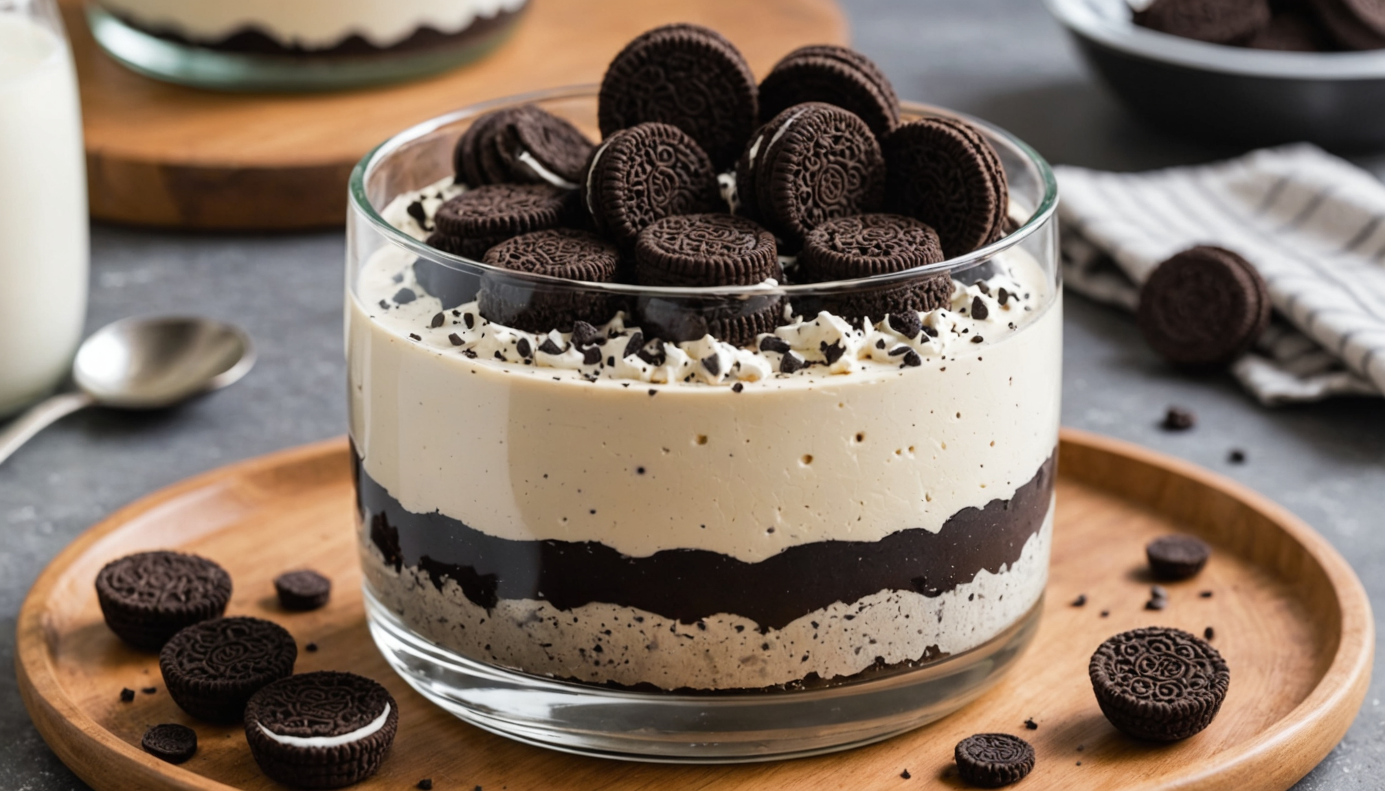 découvrez notre cheesecake aux oreo sans cuisson, une recette rapide, facile et gourmande qui ravira vos papilles à coup sûr !