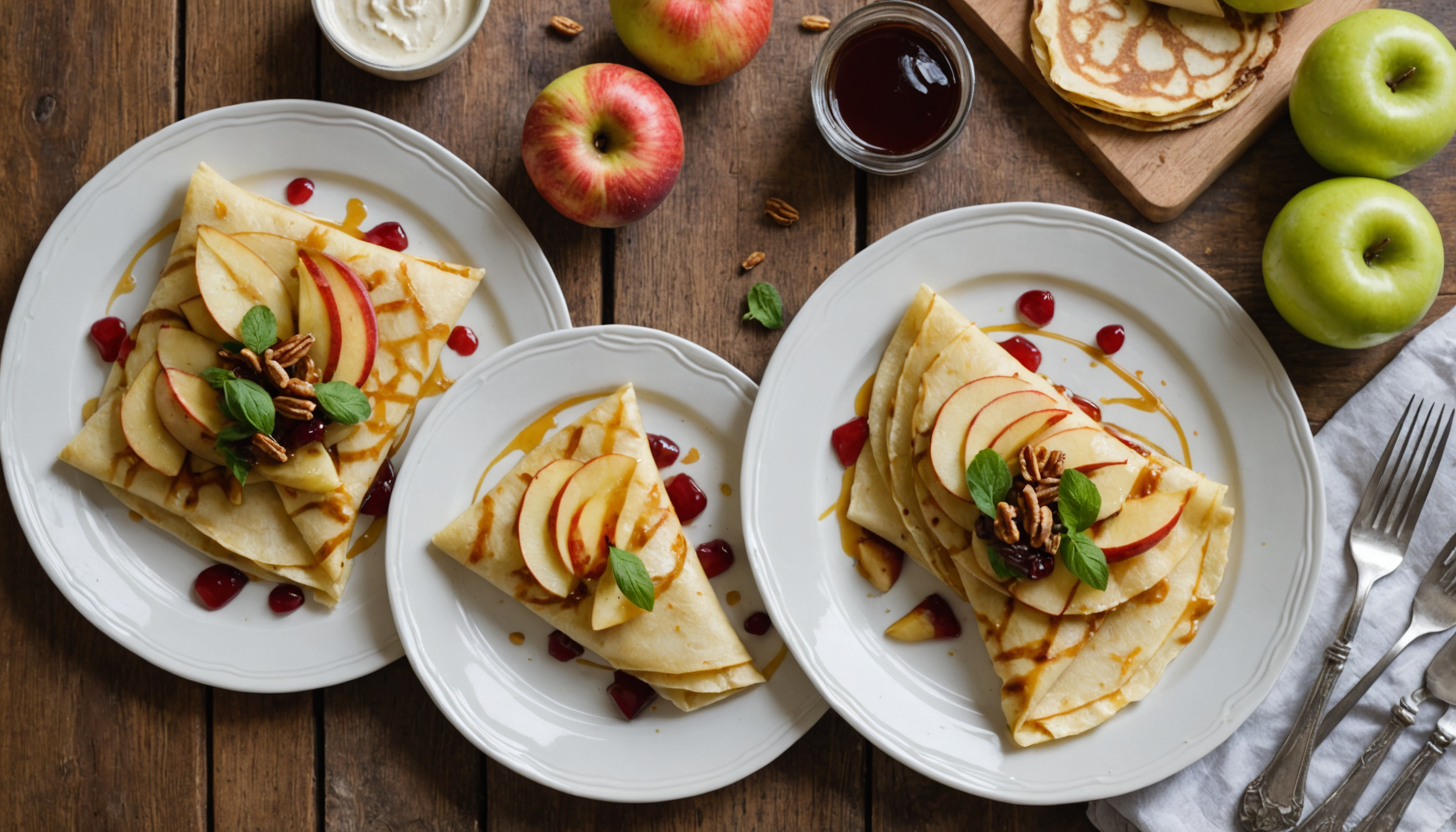 découvrez la crêpe gourmande de la chandeleur aux pommes caramélisées et brie, une délicieuse alliance sucrée-salée qui séduit bien plus que le nutella.