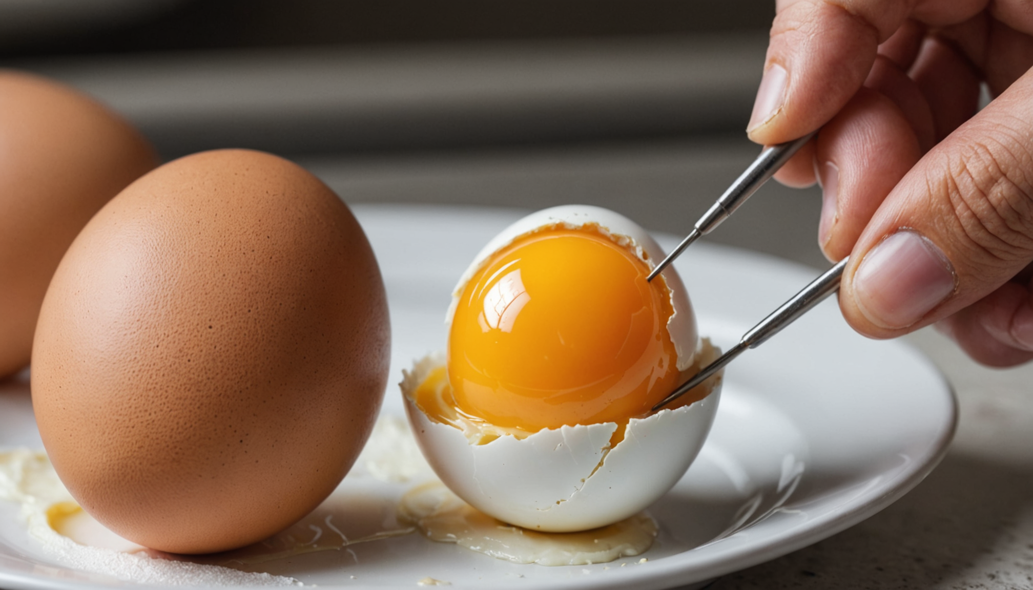 découvrez l'astuce simple et efficace d'un cuisinier pour cuire vos œufs sans fissures dans la casserole. un secret radical qui garantit des œufs parfaits à chaque fois !