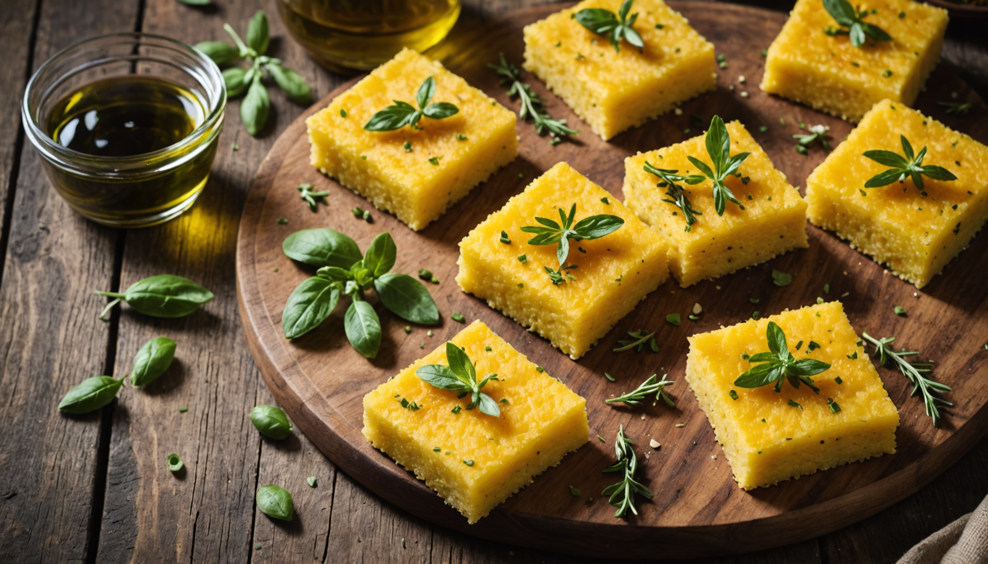 découvrez des recettes simples et économiques pour préparer des carrés de polenta croustillants au four, parfaits pour un apéritif original et savoureux.