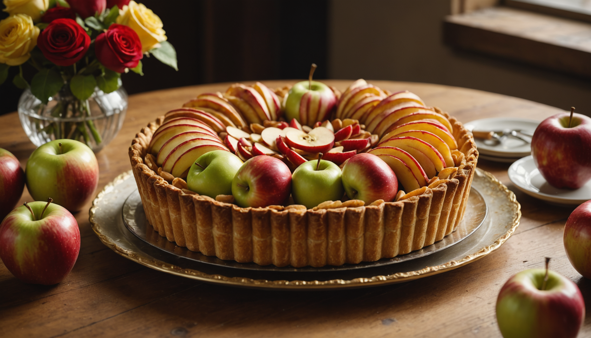 découvrez notre recette rapide et savoureuse de tarte-bouquet à base de quatre pommes, parfaite pour une saint-valentin gourmande et pleine d'amour. un geste malin pour régaler votre moitié en toute simplicité.
