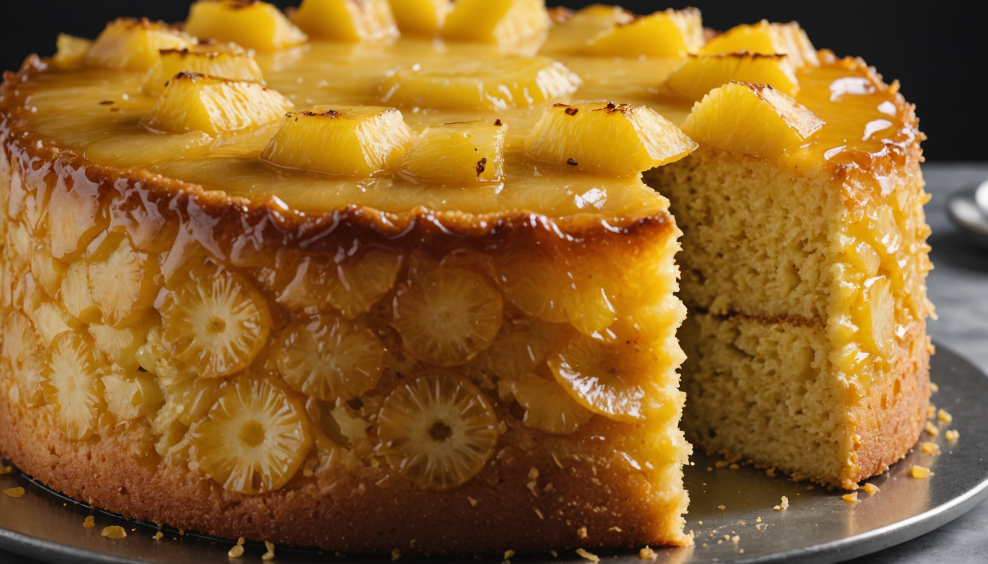 découvrez un gâteau irrésistible qui conquiert même ceux qui n'aiment pas l'ananas, grâce à un ingrédient secret qui sublime chaque bouchée.
