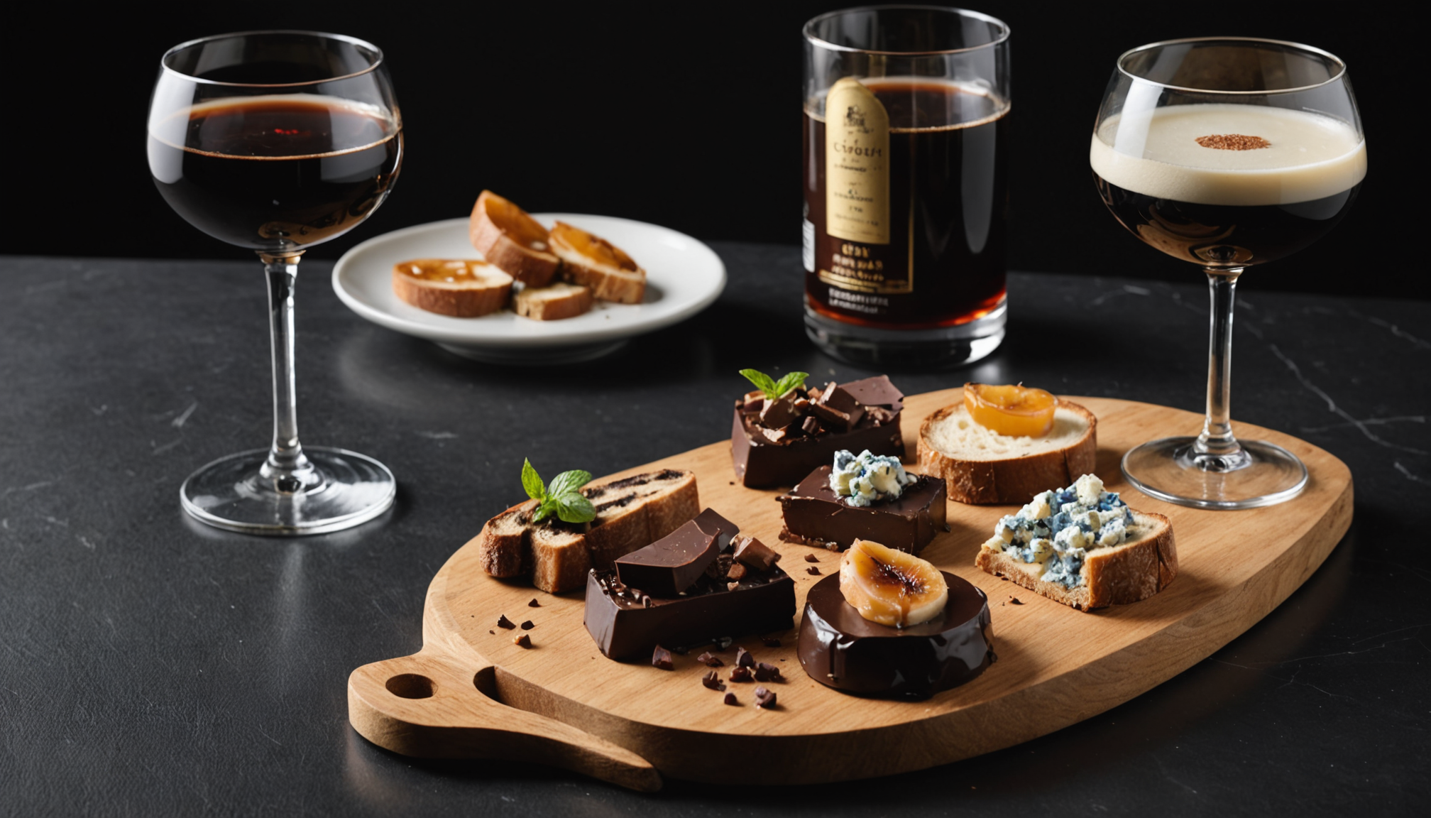 découvrez red velvet romance, un cocktail envoûtant mariant cerise noire et bulles blanches, parfait pour célébrer une saint-valentin passionnée et raffinée.