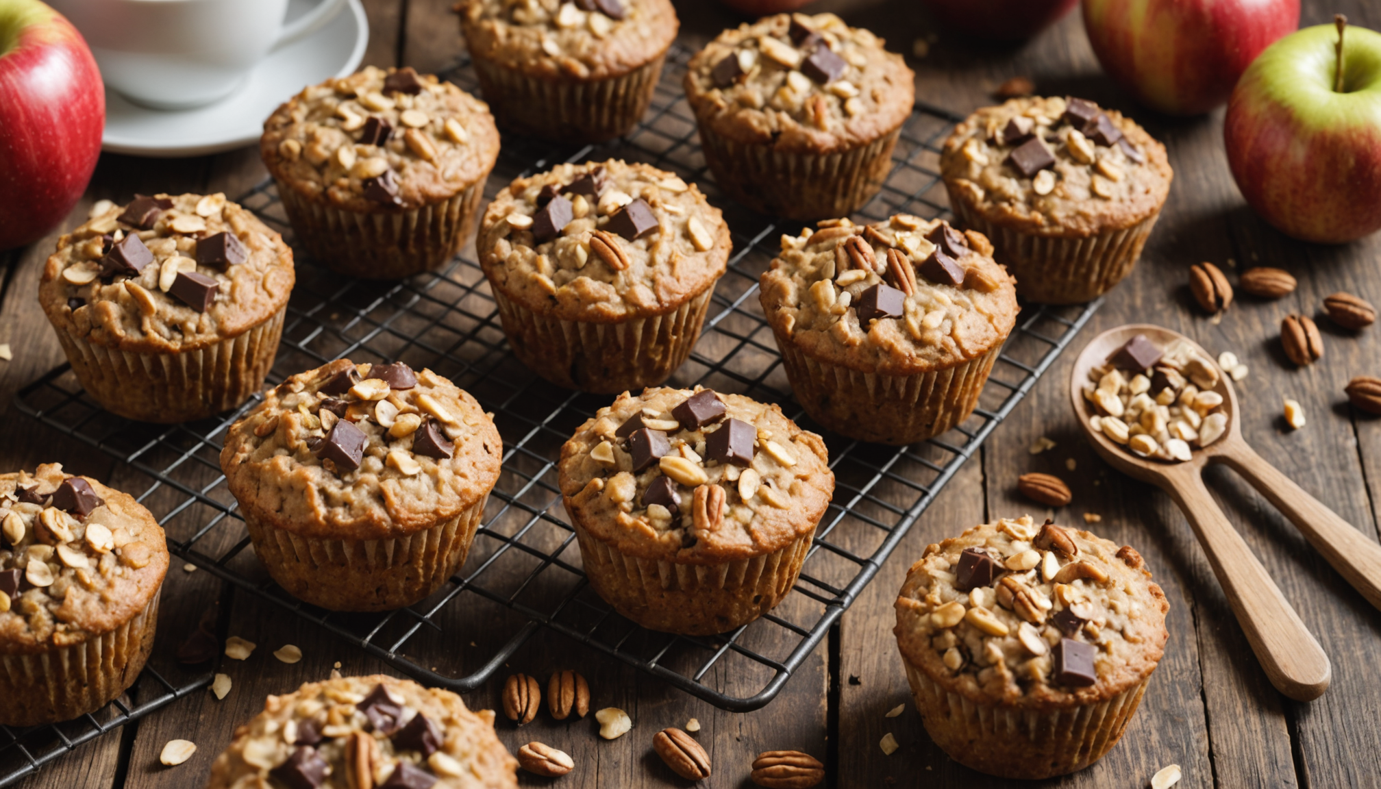découvrez une recette rapide et saine de muffins pomme-avoine, idéale pour remplacer les goûters industriels et régaler vos enfants tous les jours.