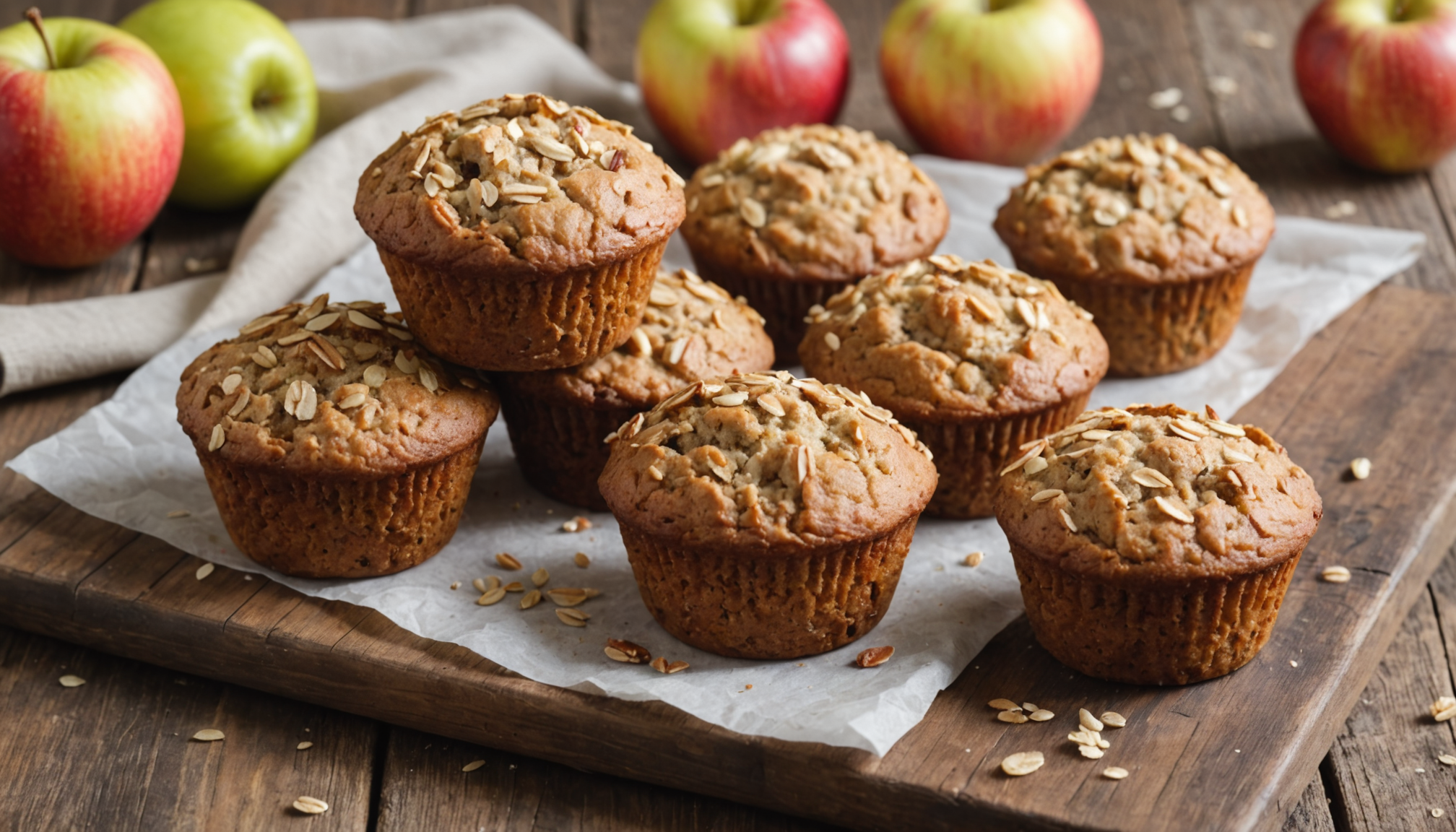 découvrez une recette rapide et saine de muffins pomme-avoine, idéale pour remplacer les goûters industriels et faire le bonheur de vos enfants au quotidien.