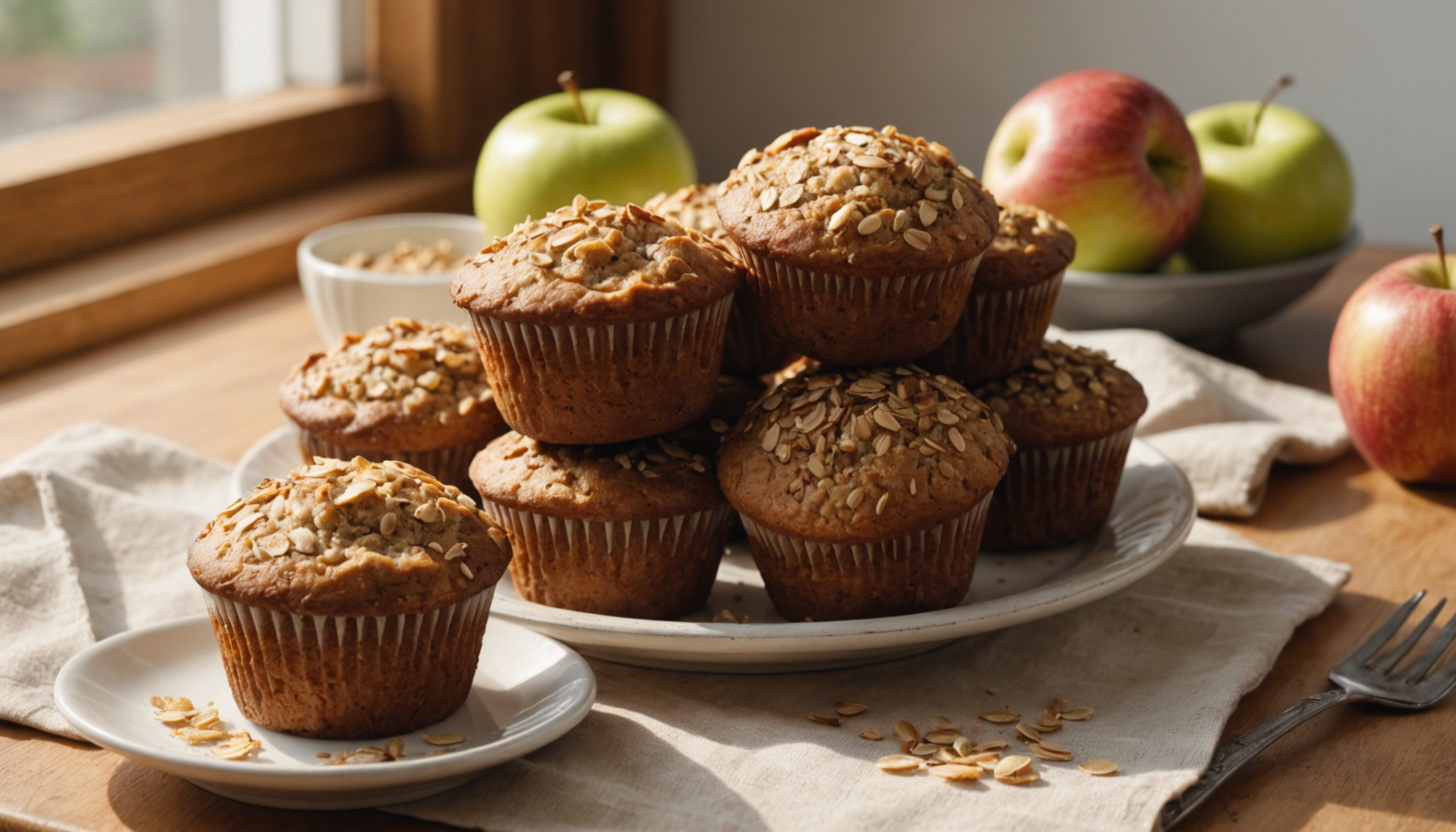 découvrez une recette rapide et saine de muffins pomme-avoine, parfaite pour remplacer les goûters industriels et ravir vos enfants au quotidien.