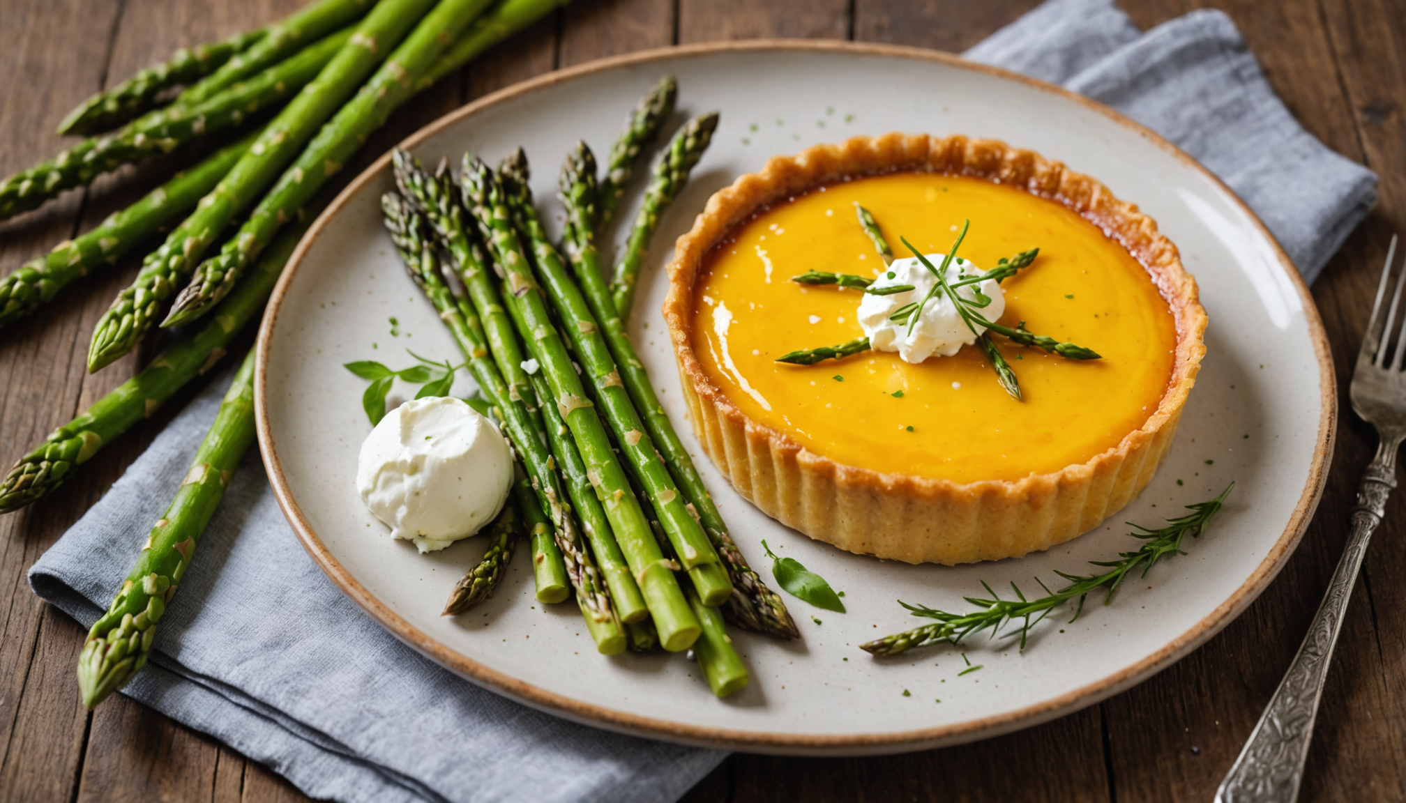 découvrez une recette dorée aux asperges qui transforme votre cuisine de mars en un délicieux adieu à la quiche traditionnelle.