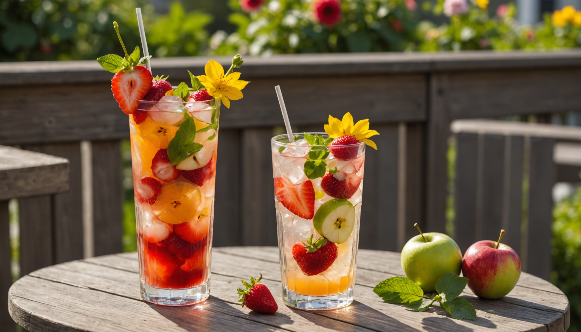 découvrez blossom spritz, un apéritif pétillant aux saveurs fraîches de pommes et fraises, parfait pour célébrer les premiers rayons du soleil avec légèreté et gourmandise.