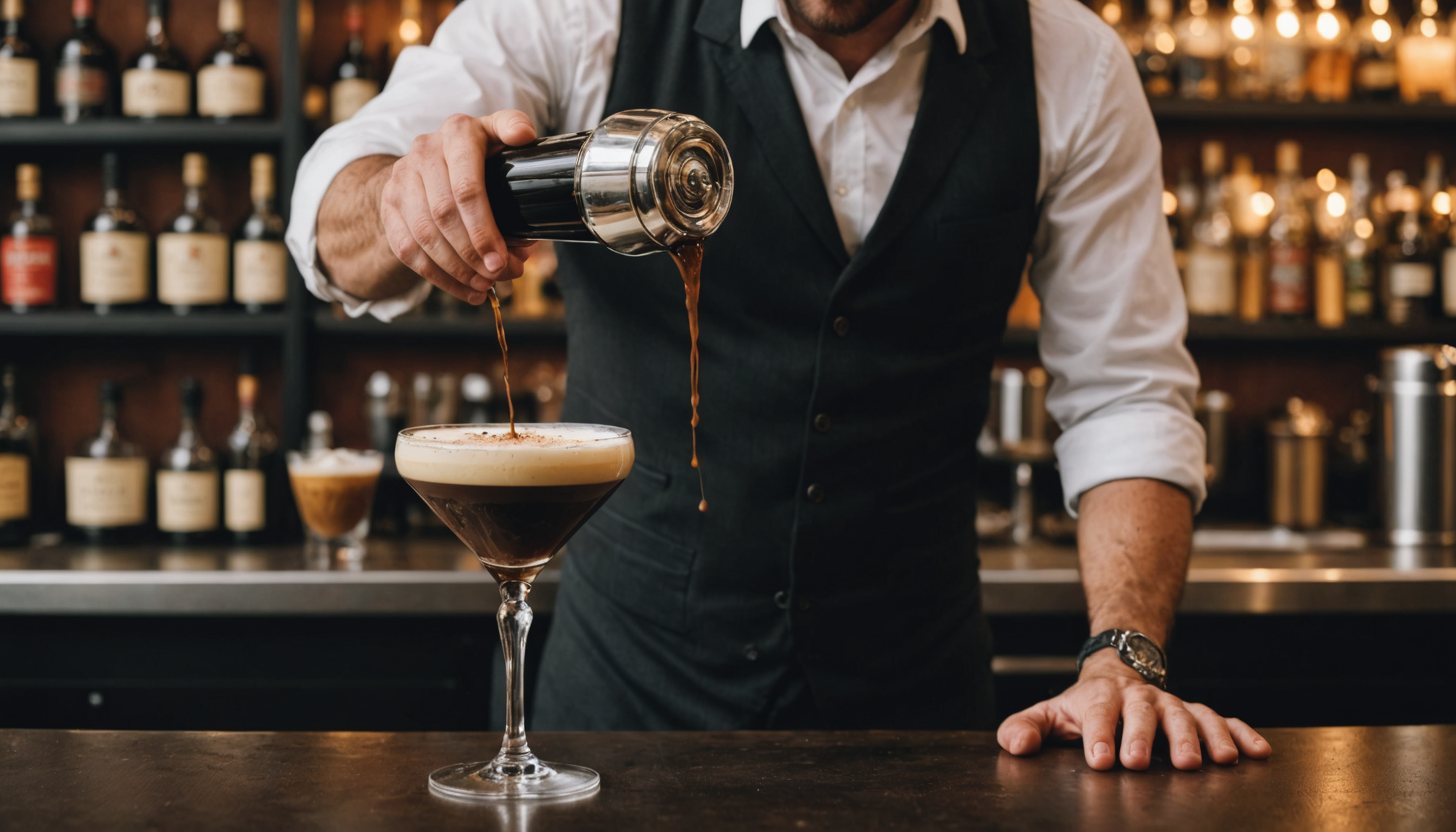 découvrez le secret simple de 15 secondes au shaker qui transforme votre espresso martini en un cocktail exceptionnel, digne des meilleurs bars.
