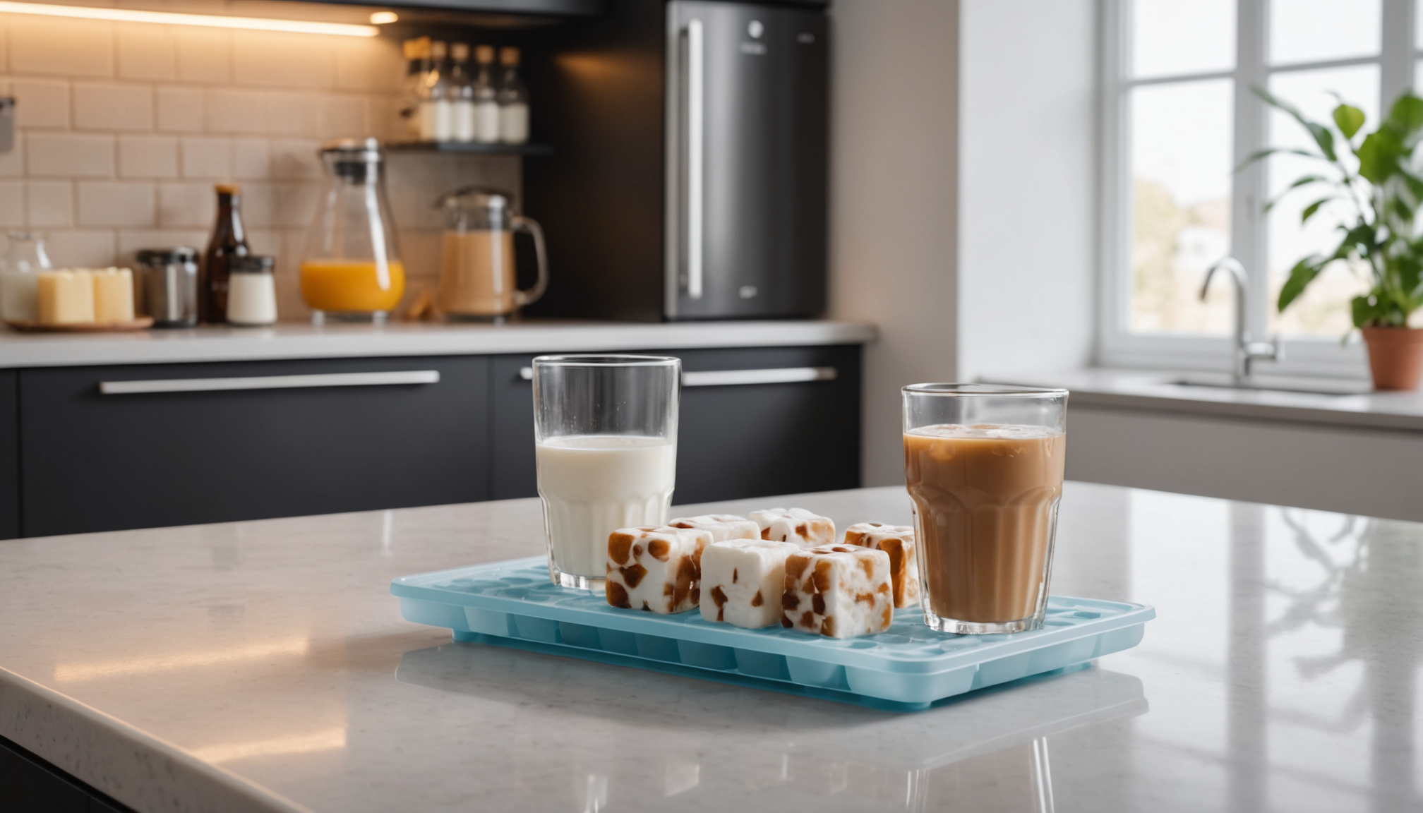 découvrez comment congeler votre lait en glaçons a transformé ma cuisine en seulement un mois, simplifiant la préparation des repas et réduisant le gaspillage alimentaire.