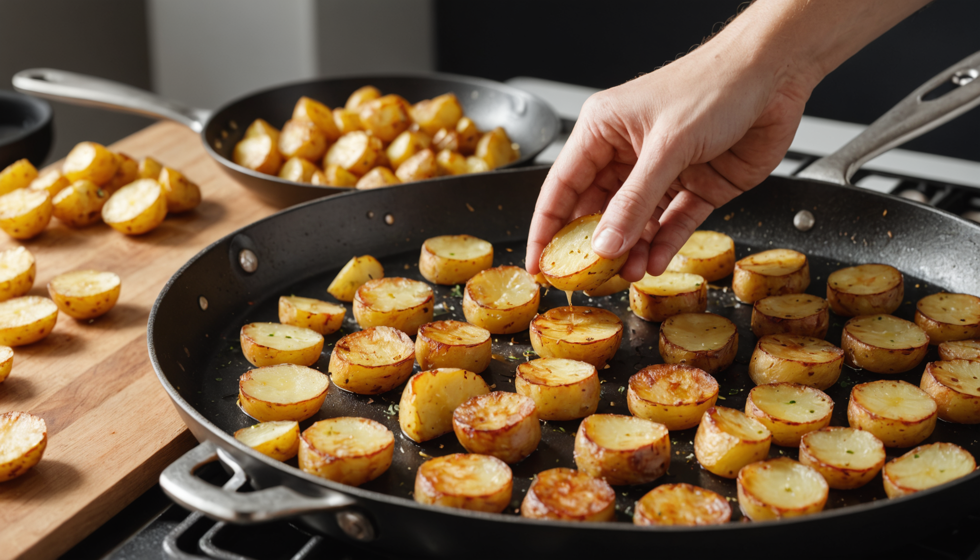 découvrez le secret pour réussir des pommes de terre sautées croustillantes et savoureuses grâce à un geste simple en cuisine qui change tout à la poêle.