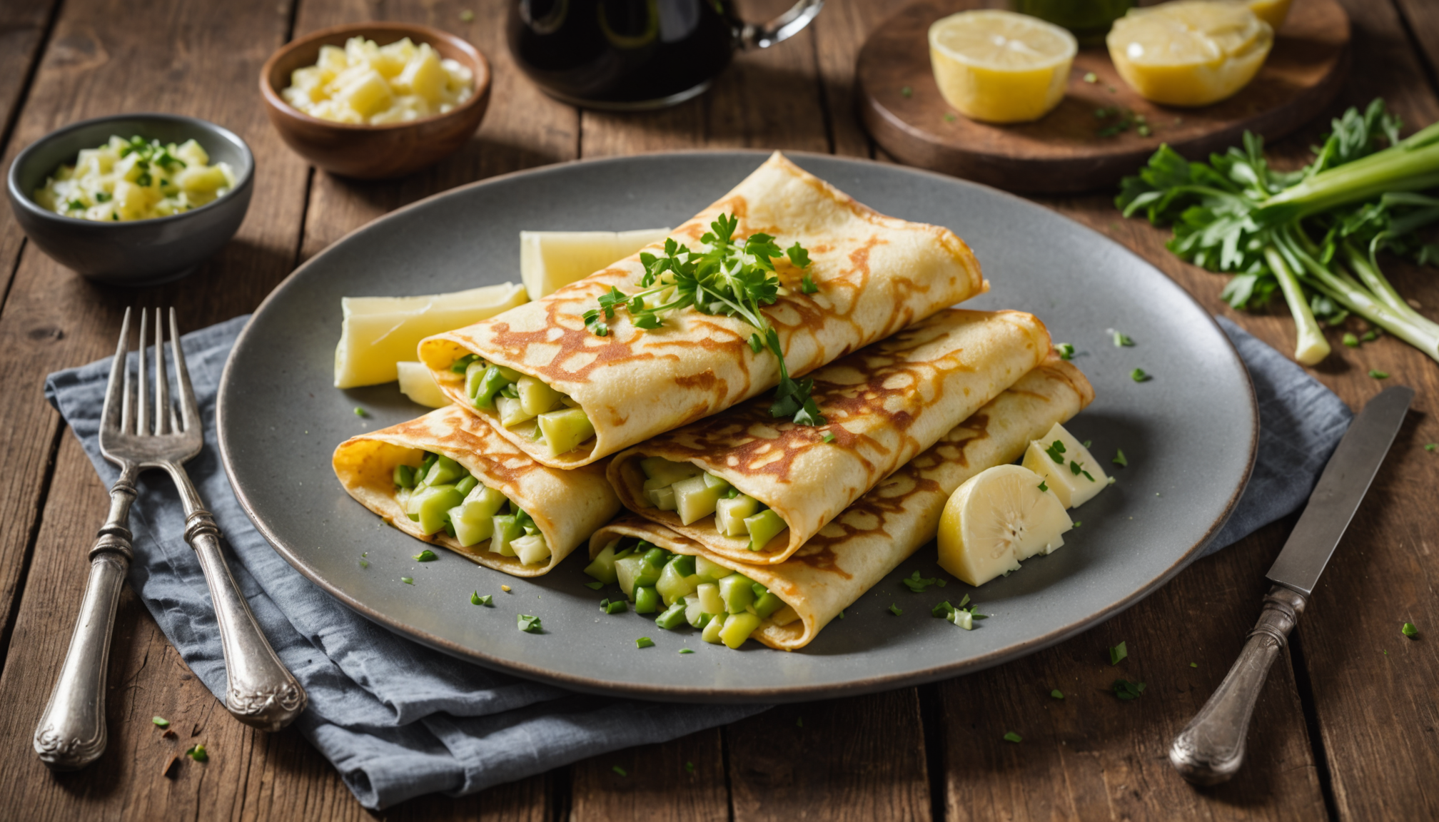 découvrez l'ingrédient secret qui transforme vos crêpes salées en un délice unique, parfaitement associé aux poireaux et au comté pour une saveur raffinée.