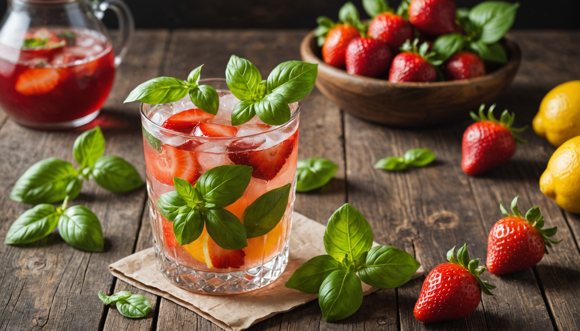 découvrez le gin basil smash aux fraises fraîches, un cocktail léger et parfumé parfait pour un printemps gourmand et rafraîchissant, à savourer chaque jour.