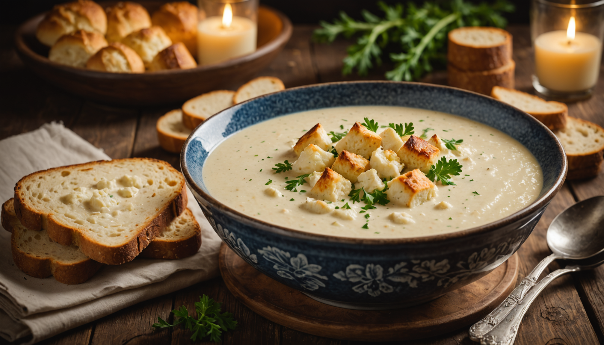 découvrez notre velouté de chou-fleur à la dubarry, une recette traditionnelle et réconfortante qui apporte chaleur et douceur à vos soirées d'hiver.