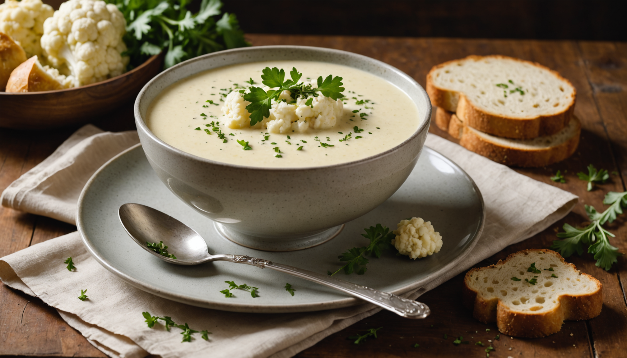 découvrez notre velouté de chou-fleur à la dubarry, une recette réconfortante et nostalgique qui apportera chaleur et douceur à vos soirées d'hiver.