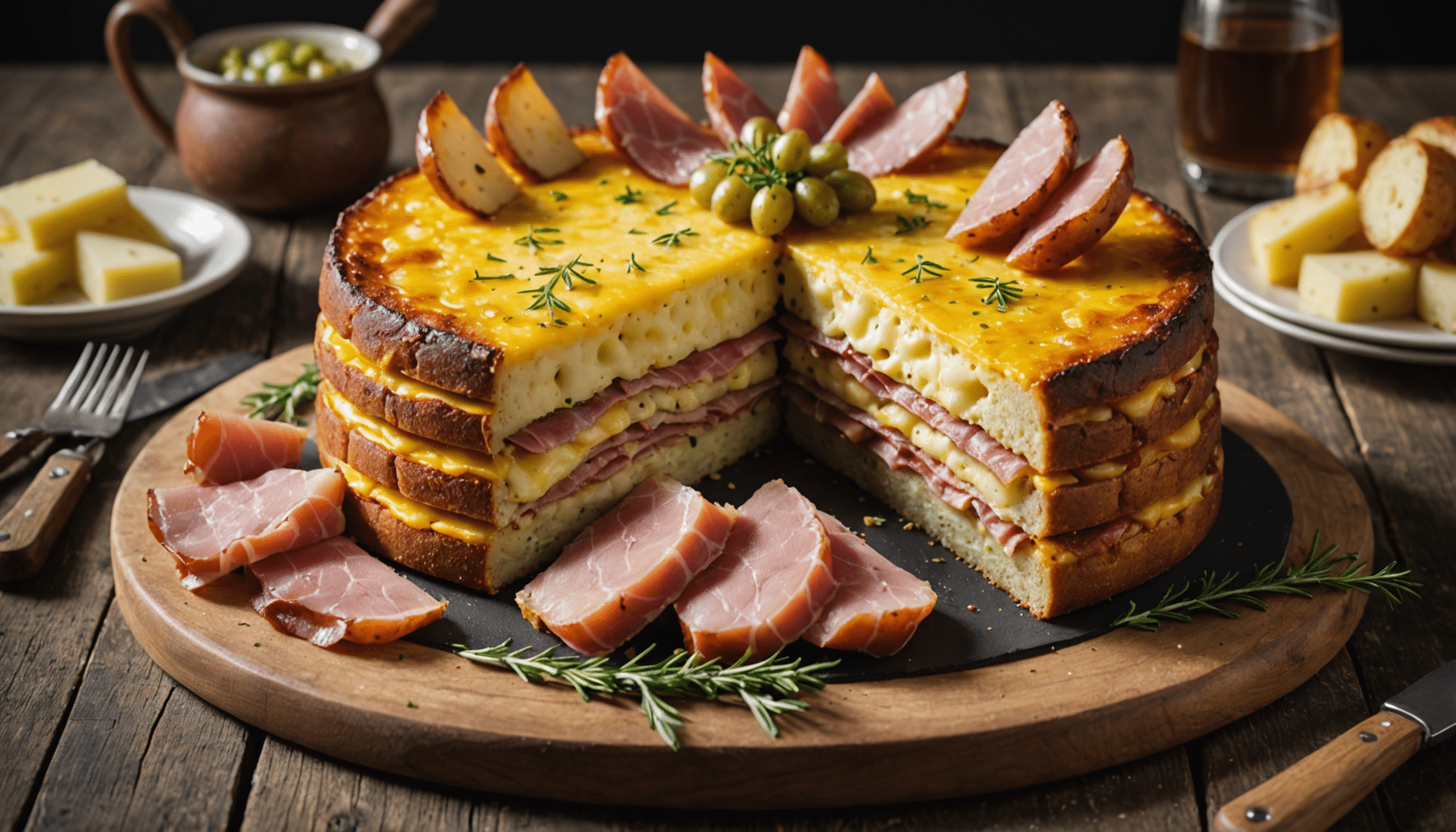 découvrez ce cake apéritif original et savoureux qui rappelle la raclette, parfait pour varier des classiques quiches et pizzas lors de vos soirées entre amis.