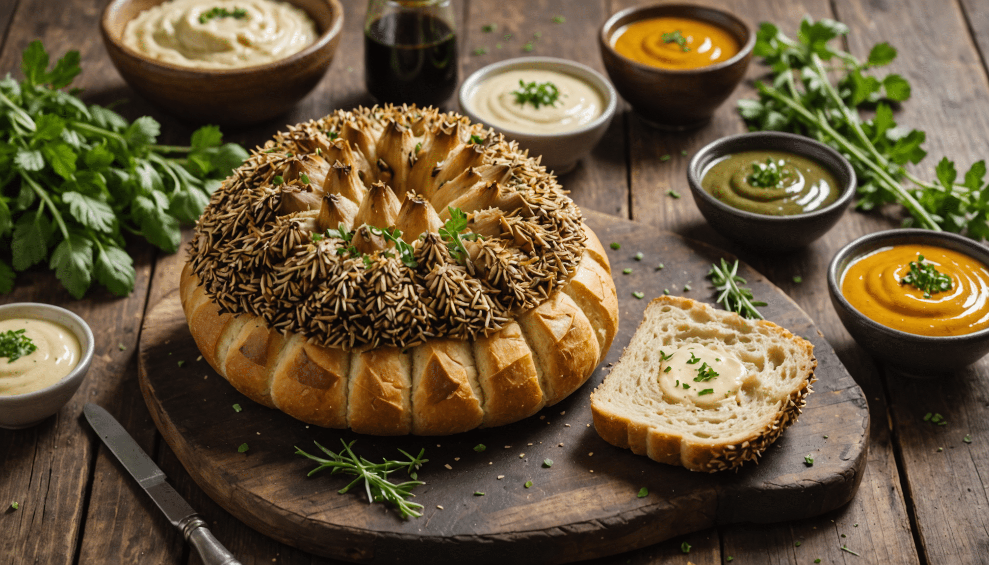 découvrez comment ce pain hérisson a conquis les repas avec 5 garnitures rapides et savoureuses qui surpassent les chips pour un apéritif convivial et gourmand.