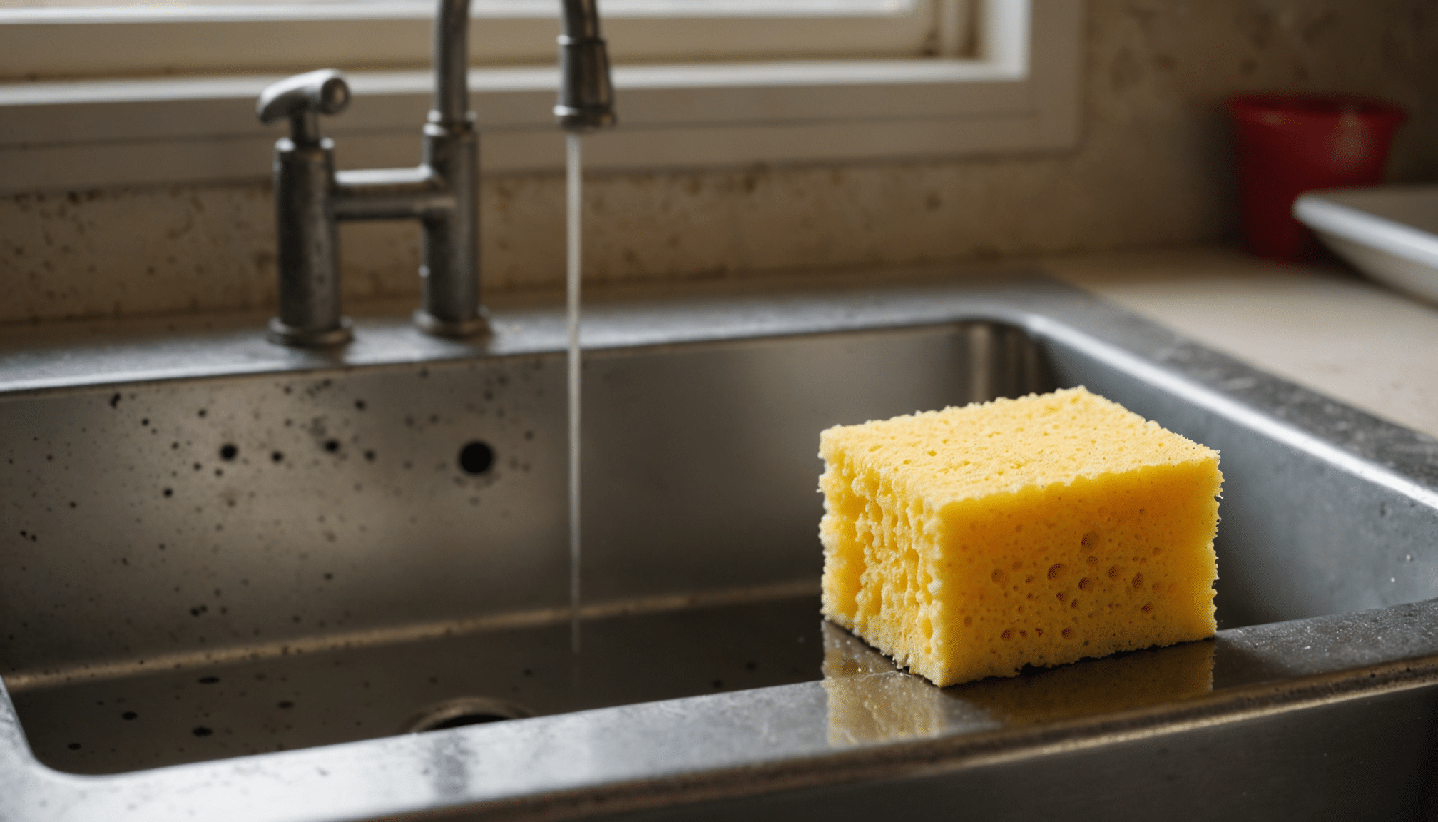 découvrez ce que j'ai trouvé dans mon éponge qui m'a convaincu d'arrêter définitivement de faire la vaisselle à la main et d'adopter une nouvelle méthode plus efficace.