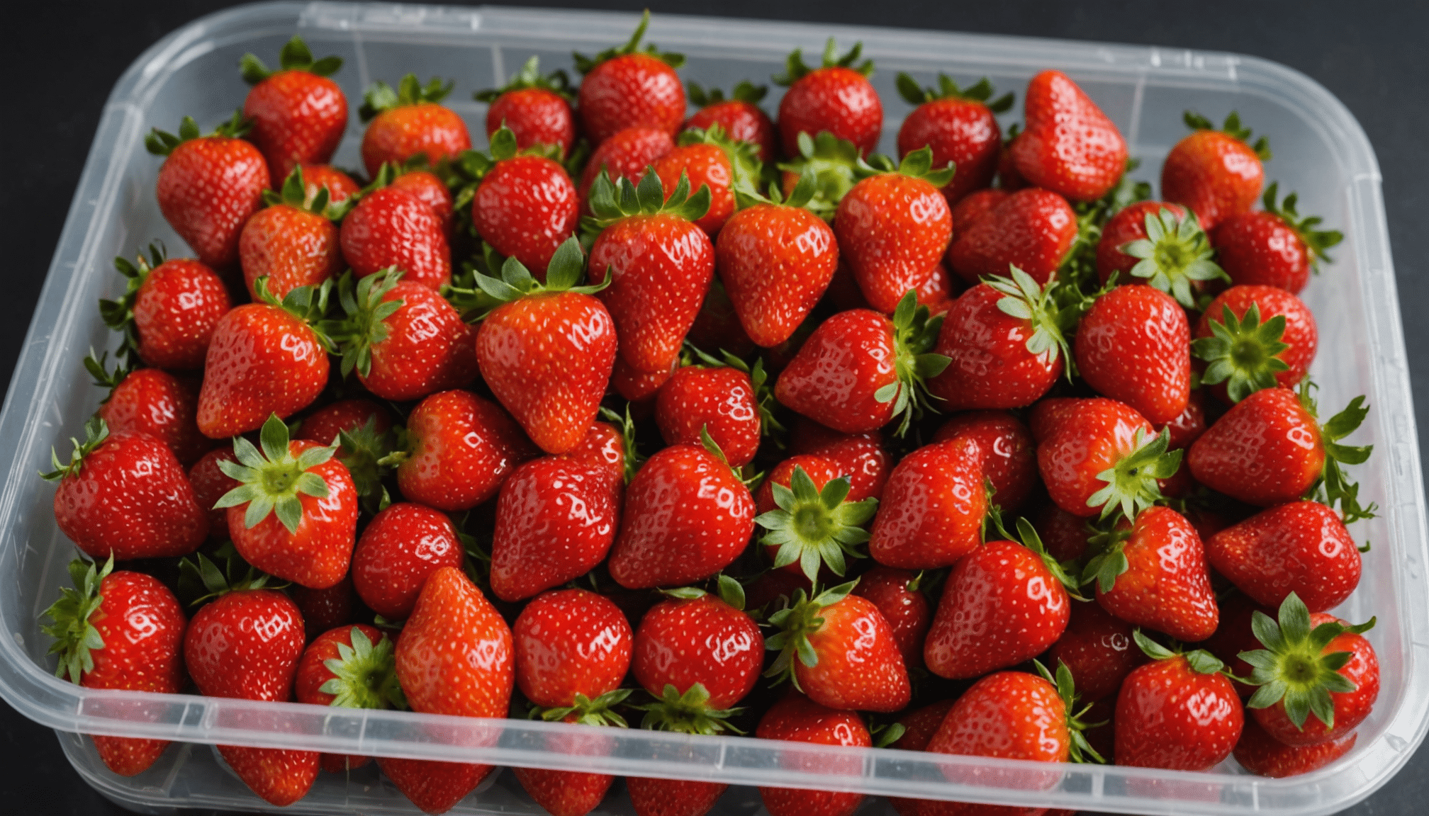 découvrez une astuce simple pour conserver vos fraises une semaine au réfrigérateur : une feuille magique dans la barquette empêche la moisissure en seulement 3 jours.