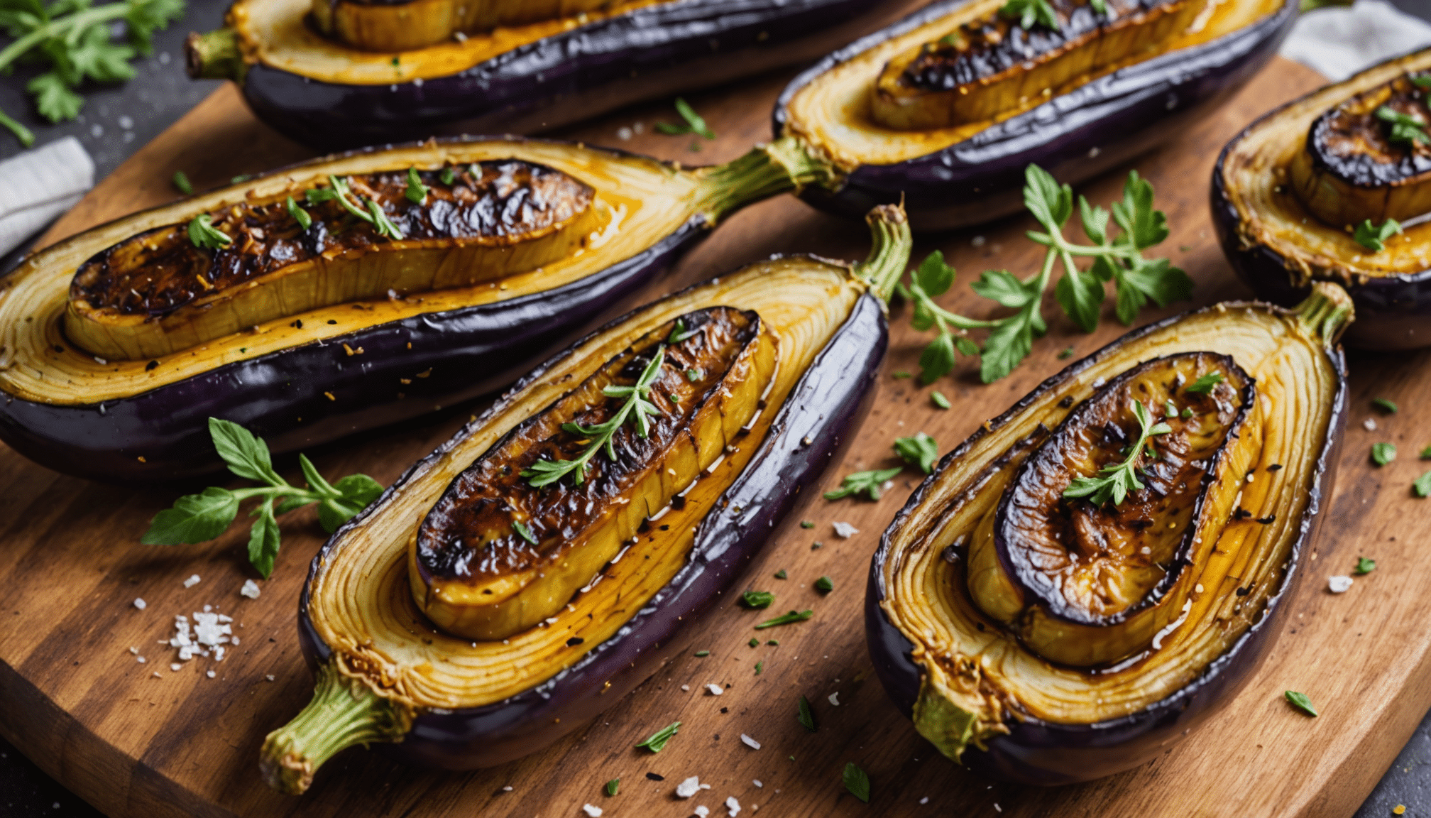 découvrez une méthode simple et efficace pour des aubergines rôties au goût exceptionnel, dignes d'un chef et parfaites pour impressionner comme au restaurant.