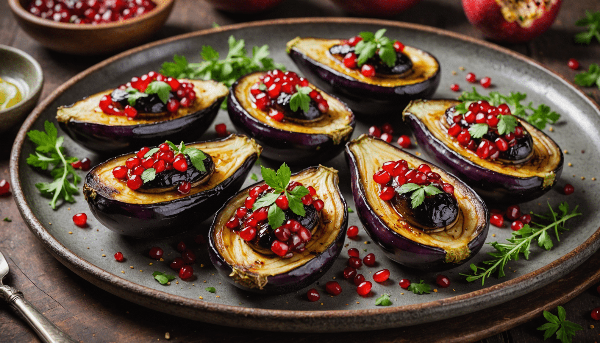 découvrez la méthode simple pour des aubergines rôties délicieuses et dignes d'un chef, qui impressionneront vos invités comme au restaurant.
