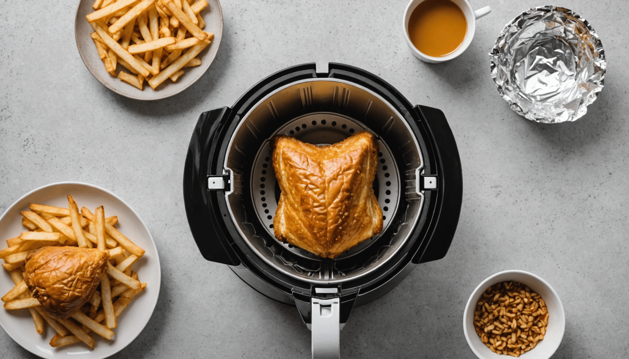 découvrez pourquoi les fabricants déconseillent d'utiliser de l'aluminium au fond de votre airfryer et apprenez les meilleures pratiques pour une cuisson saine et efficace.