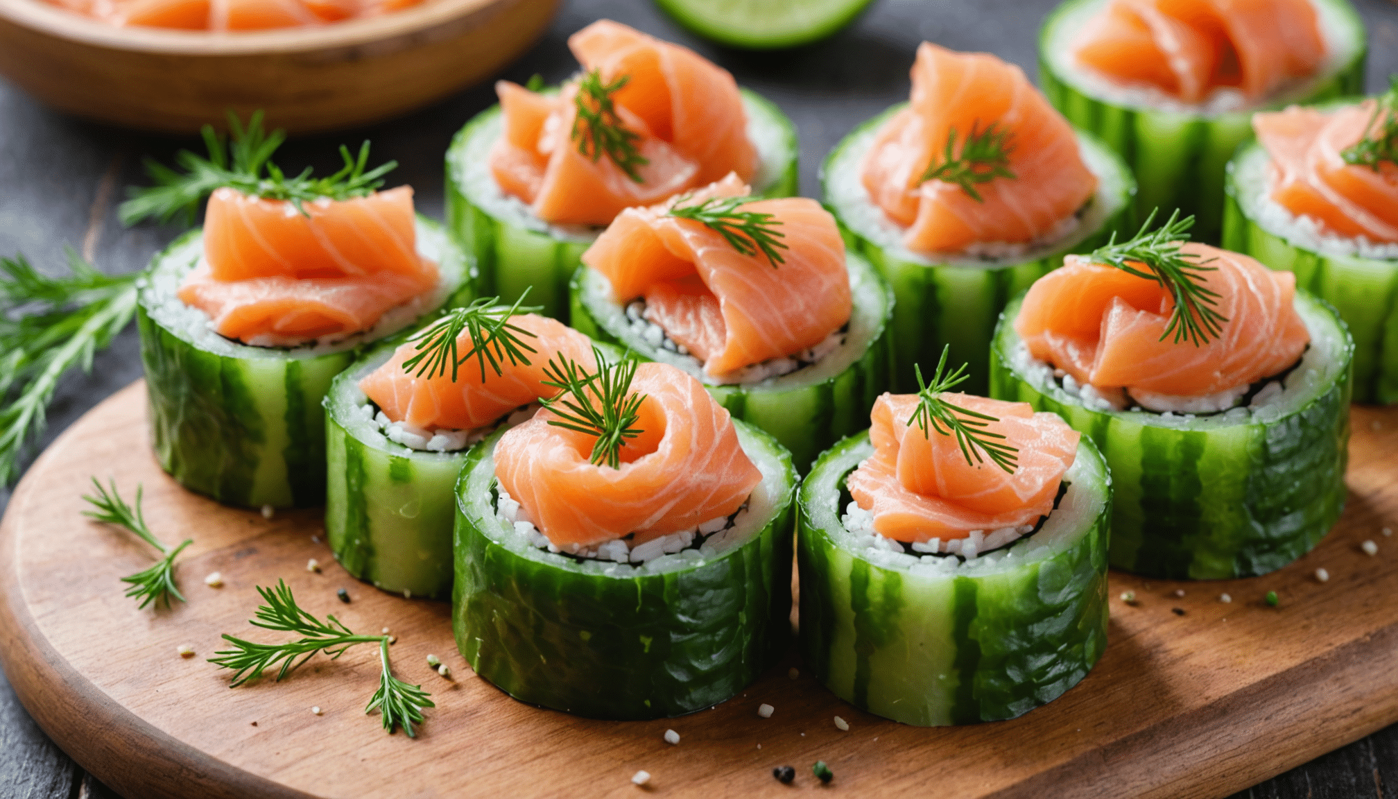 découvrez ces roulés de concombre au saumon fumé, prêts en 10 minutes avec seulement 3 ingrédients, pour un apéro frais et gourmand qui fera sensation auprès de vos invités !