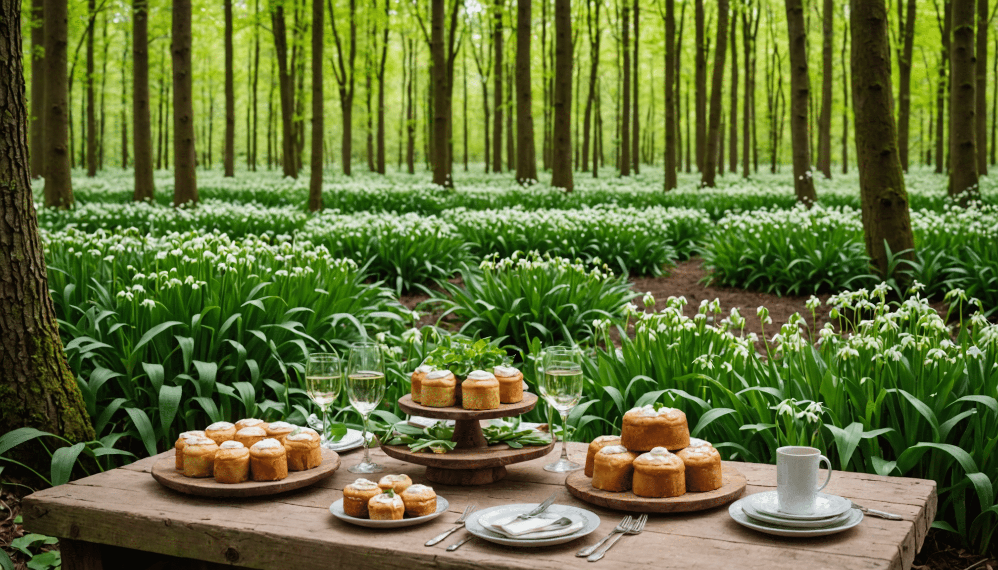 découvrez comment cueillir de l'ail des ours en forêt et préparer un apéritif gourmand avec un moelleux irrésistible qui ravira vos papilles.
