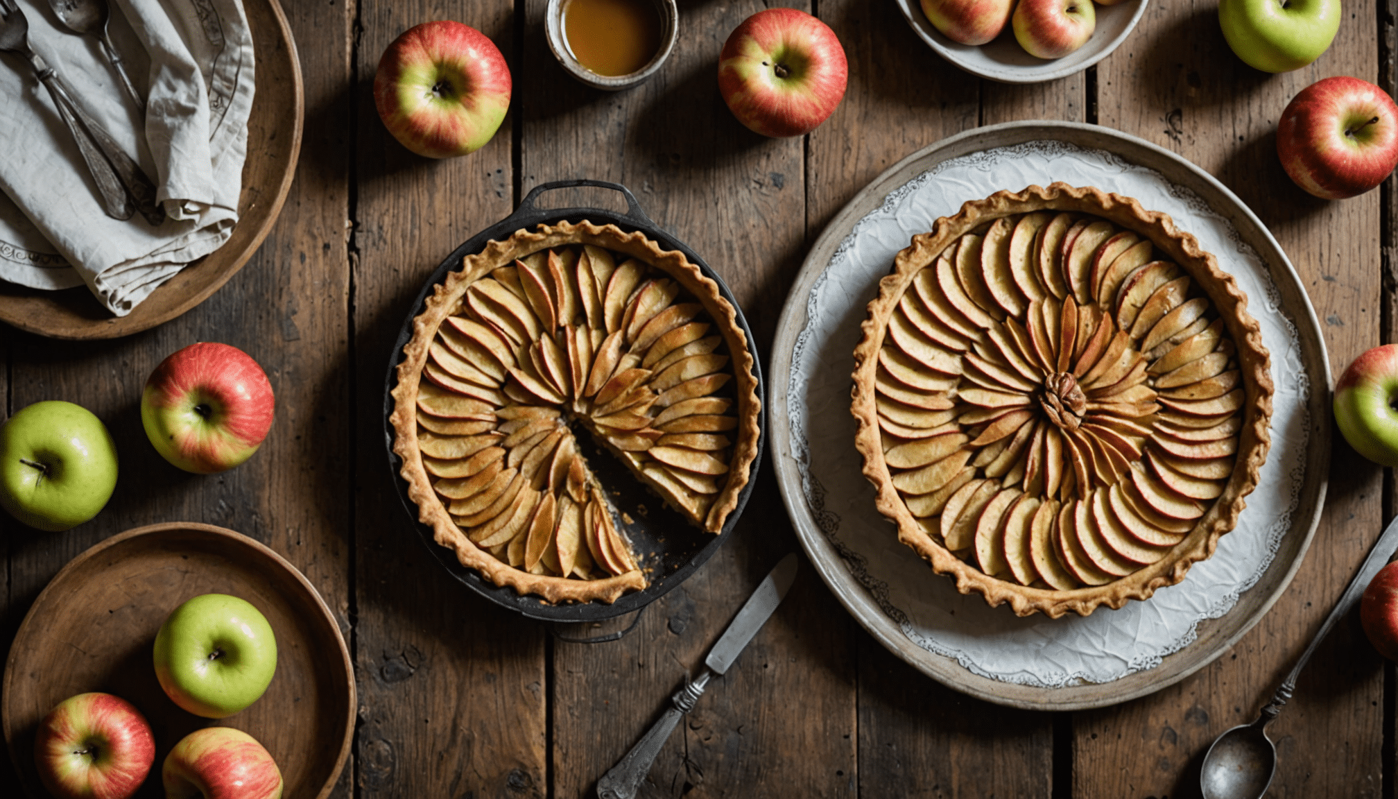 découvrez la recette unique de ma tarte aux pommes bouleversée, inspirée par un pâtissier qui m'a révélé une variété de pommes oubliée, bien loin des classiques des rayons.