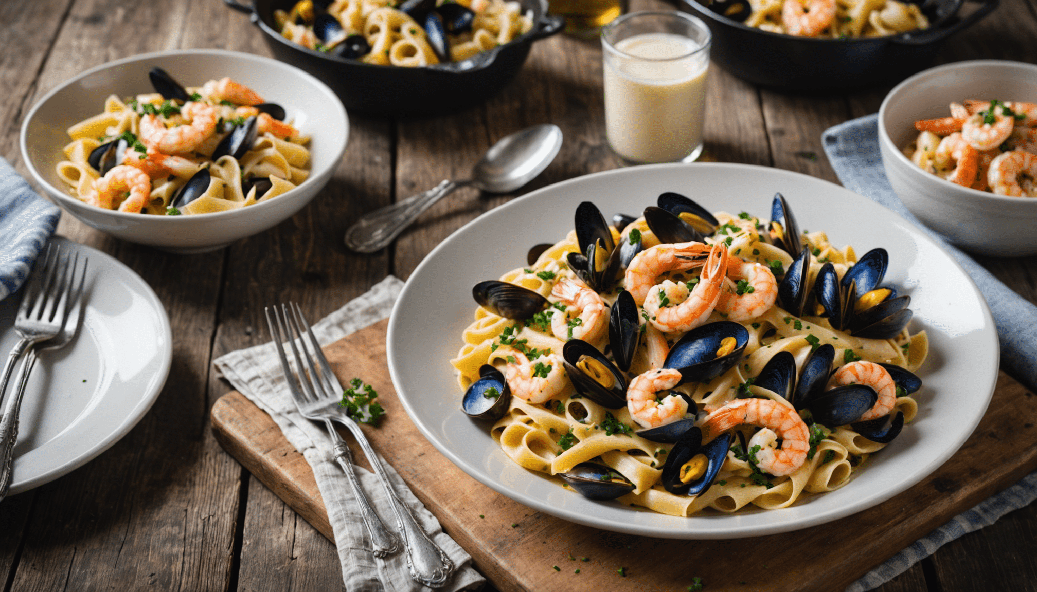 découvrez une recette facile et onctueuse de pâtes aux fruits de mer, riche en saveurs, qui rivalise avec celles des meilleurs restaurants côtiers. parfaite pour un repas gourmand et réussi !