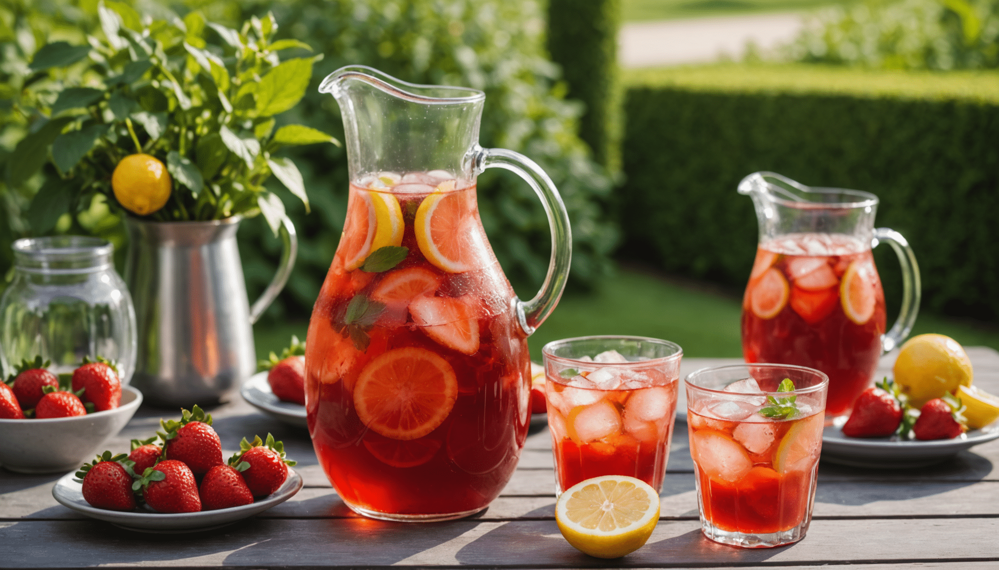 apprenez à préparer un thé glacé à la fraise maison, simple, économique et beaucoup plus rafraîchissant qu'une boisson achetée en magasin. une recette fraîche et savoureuse à découvrir !