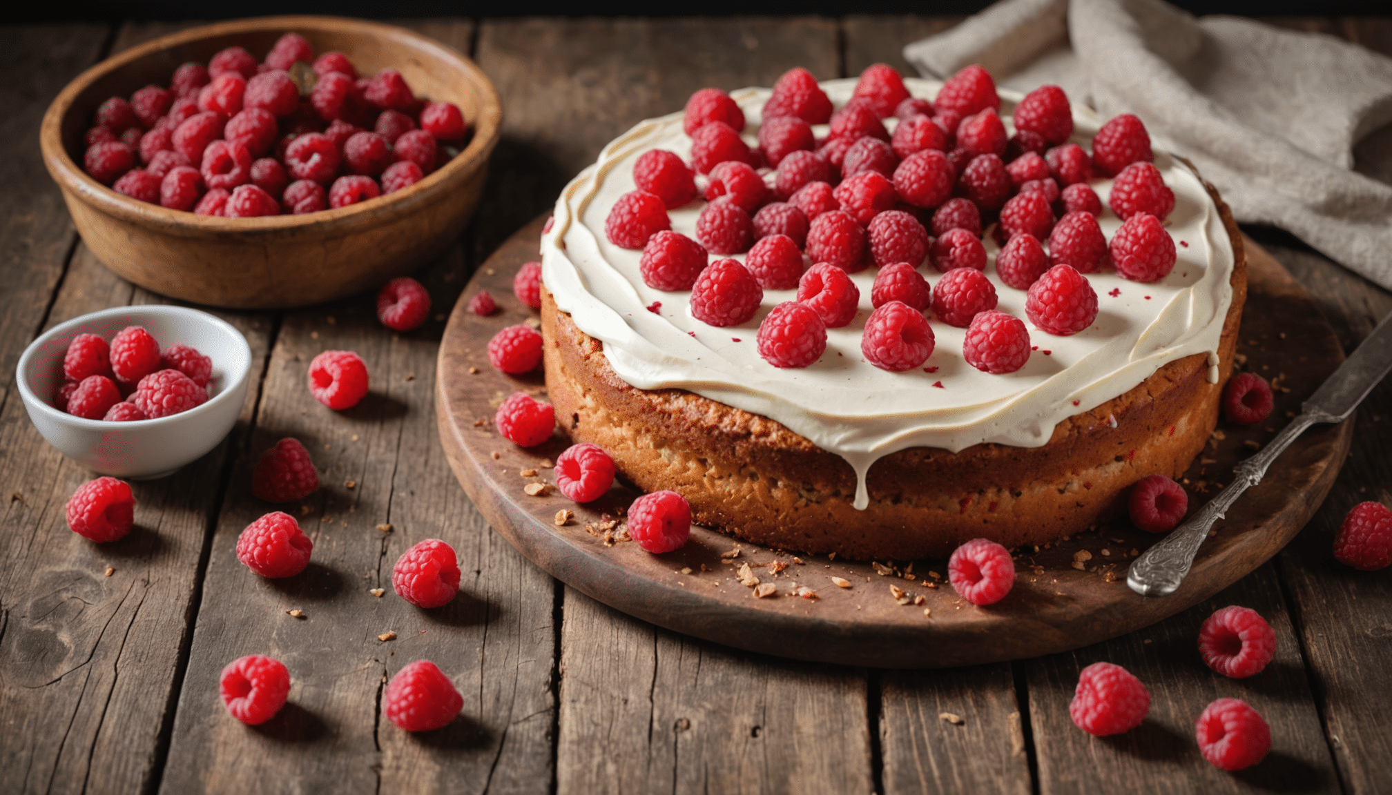 savourez le millasson aux framboises fraîches, un dessert rustique et léger idéal pour conclure votre barbecue en douceur et gourmandise.