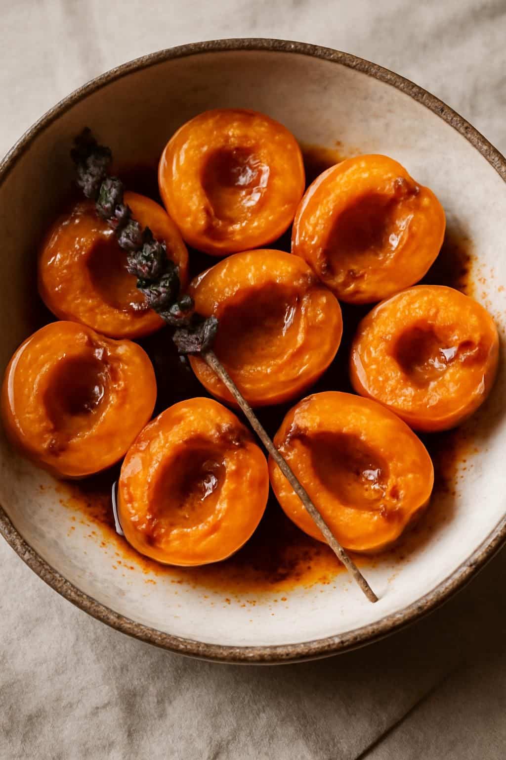 découvrez comment infuser vos abricots au four avec une herbe du jardin pour une tarte aux abricots délicieusement parfumée et irrésistible, qui fera le succès de vos desserts.
