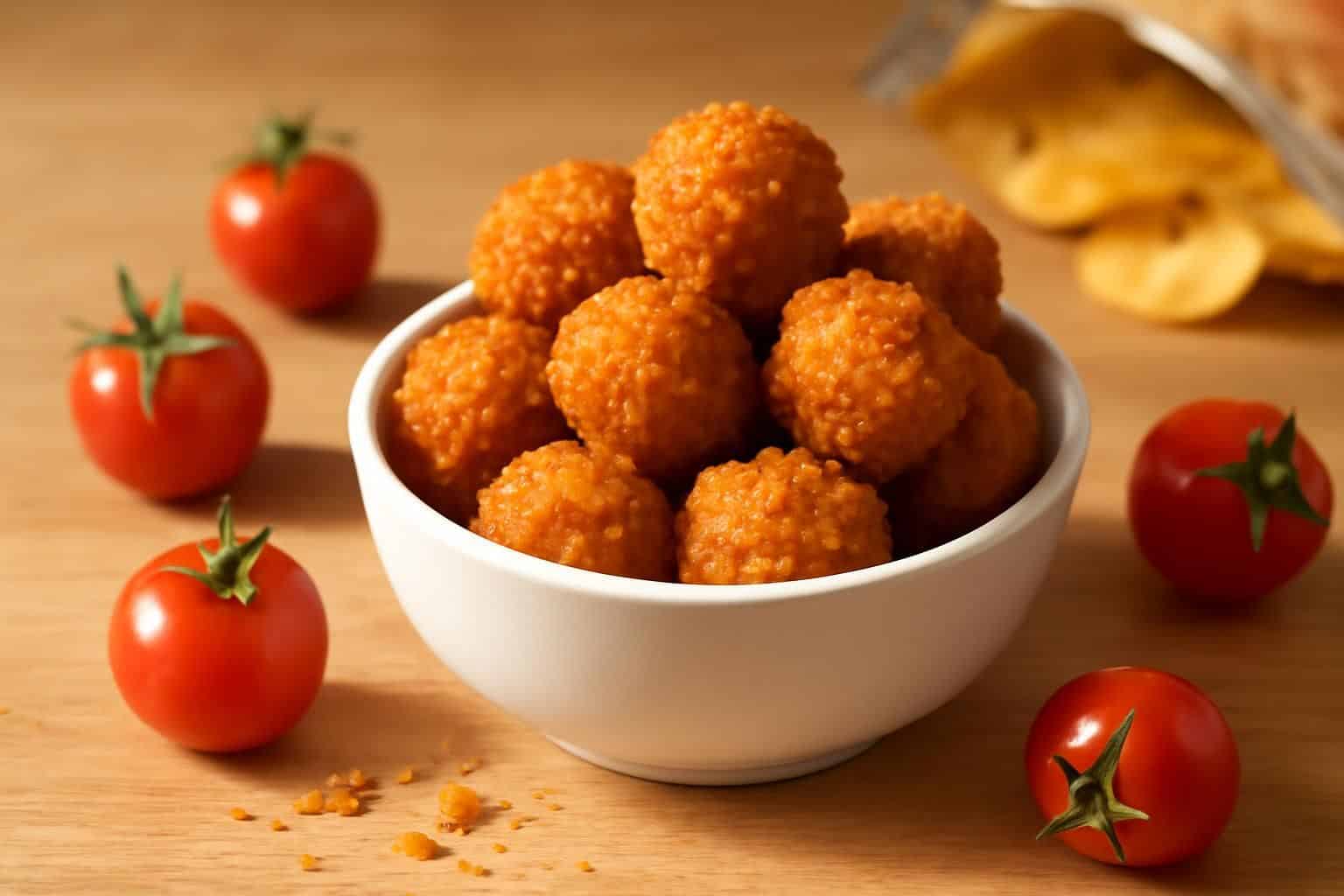 découvrez les tomates cerises enrobées, le snack croustillant et gourmand qui se dévore plus vite que les chips. une explosion de saveurs irrésistible à chaque bouchée !