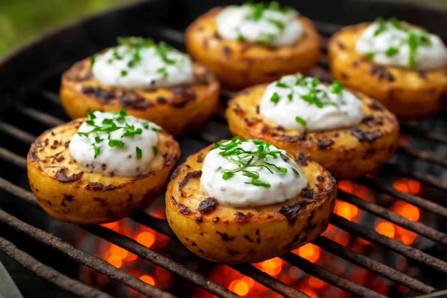 découvrez une alternative savoureuse et économique à la mayonnaise avec ma crème à la ciboulette, parfaite pour sublimer vos pommes de terre au bbq.