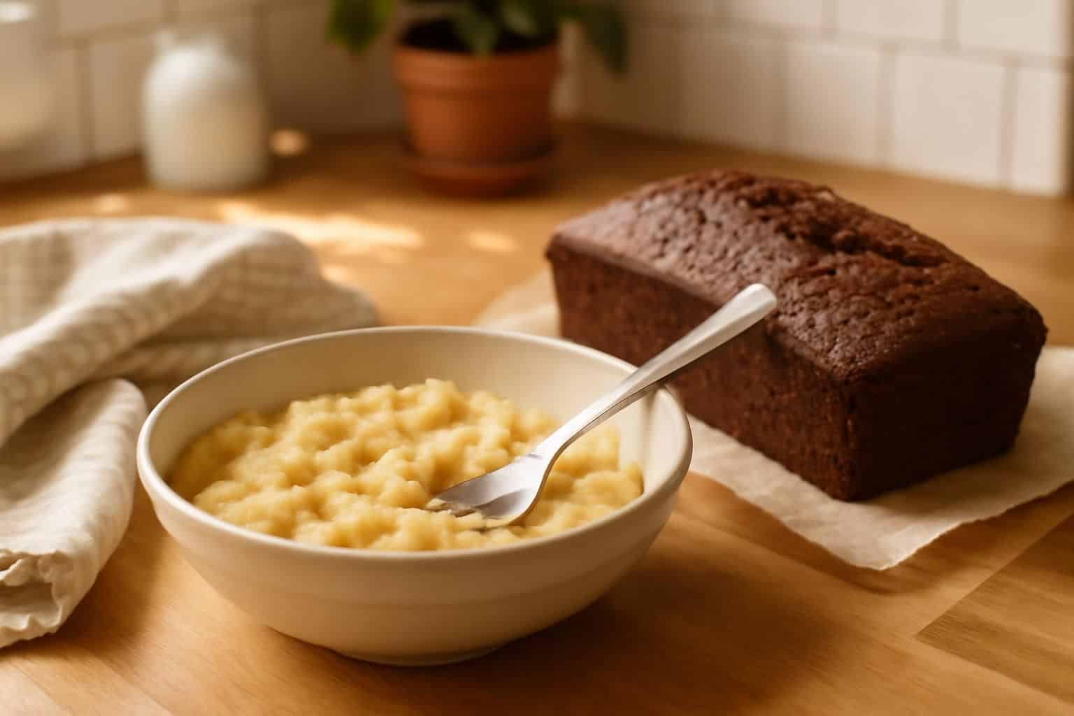 découvrez comment remplacer les œufs dans vos gâteaux avec un fruit facile à trouver toute l'année, pour des desserts moelleux et savoureux sans œufs.