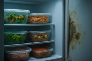 découvrez le secret inattendu derrière la porte du frigo qui cause les mauvaises odeurs, même lorsque vos plats sont bien couverts. astuces pratiques pour un frigo toujours frais.