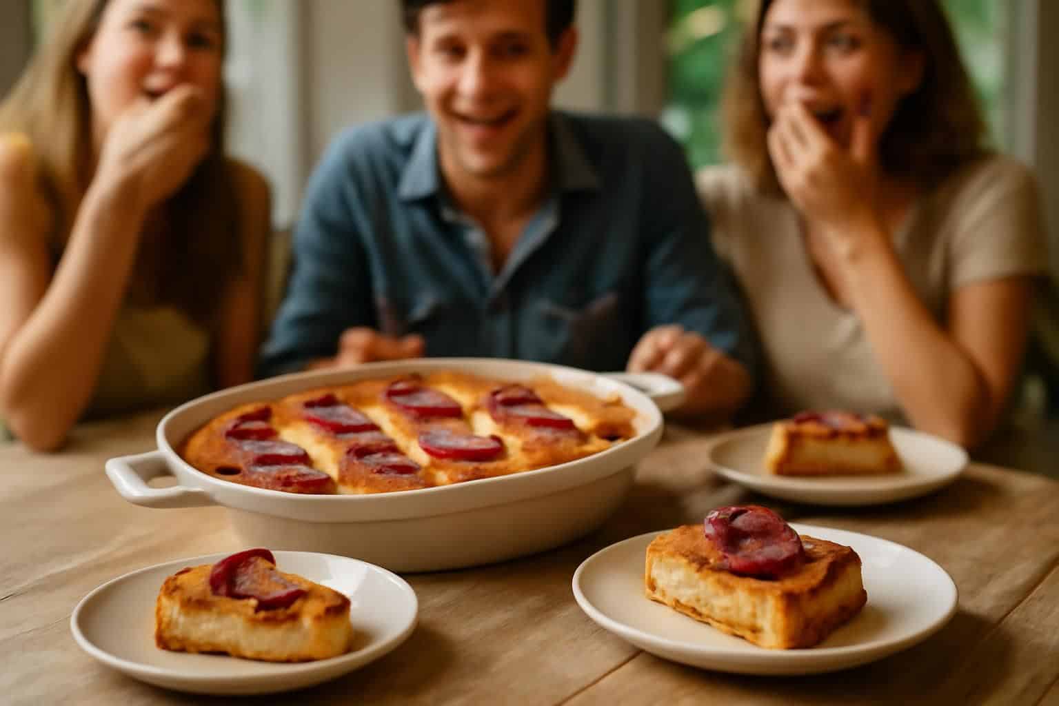 découvrez le clafoutis aux figues, un dessert gourmand qui a séduit mes invités dès la première bouchée, surpassant même la tarte de pâtissier traditionnelle.
