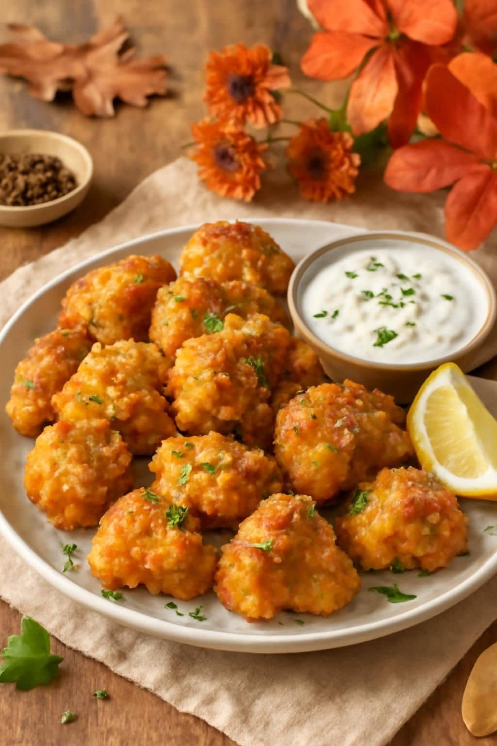 savourez un apéro gourmand avec nos beignets de chou-fleur croustillants, parfumés au parmesan et à la mozzarella, parfaits pour les amateurs de fromage.