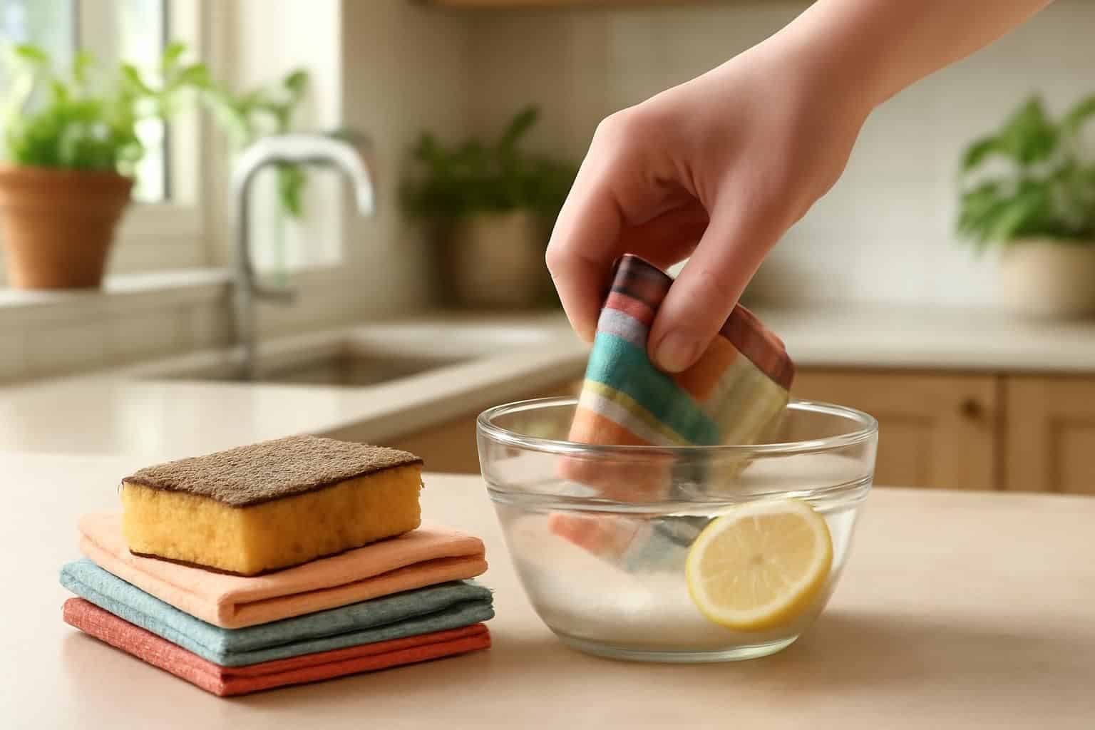 découvrez pourquoi les éponges disparaissent et apprenez une astuce maison simple et rapide à réaliser en 15 minutes avec vos vieux chiffons pour préserver votre cuisine.