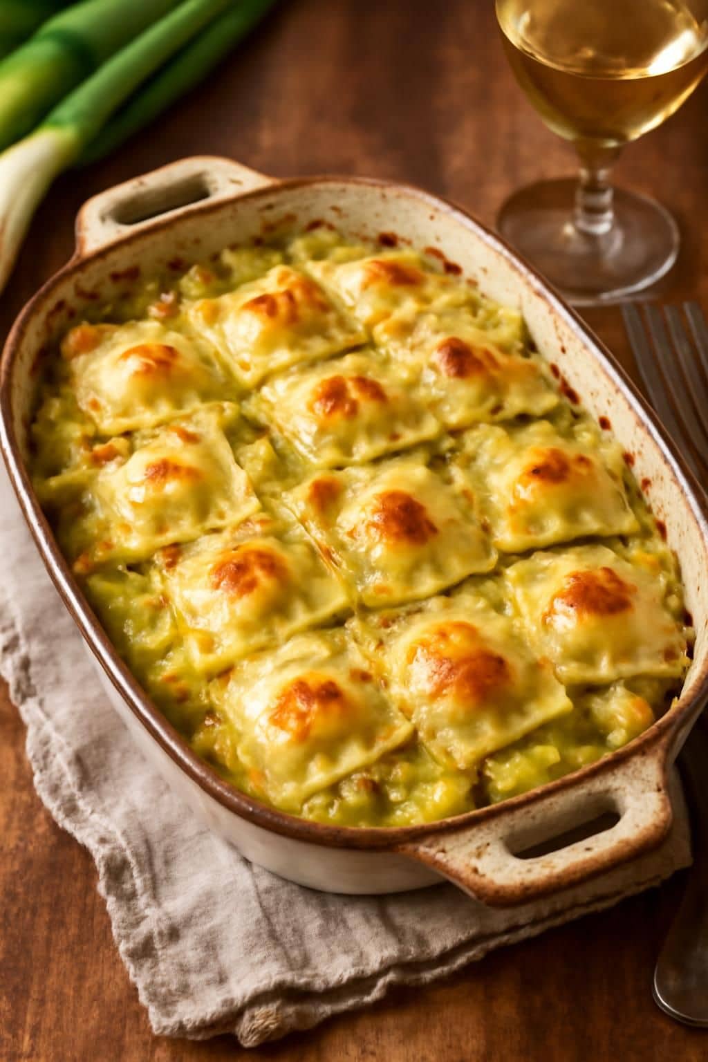découvrez une recette simple et savoureuse de ravioles gratinées au comté et poireaux, idéale pour un dîner gourmand et réconfortant.