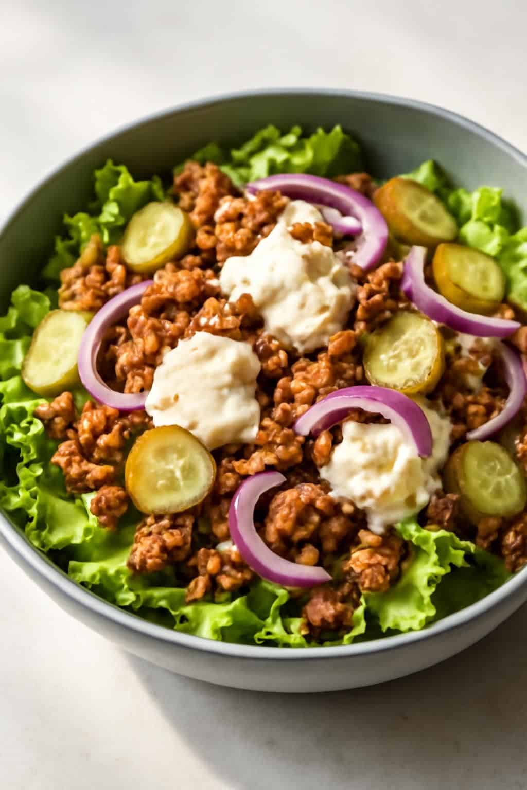 découvrez notre recette gourmande de salade de lapin façon big mac, un plat savoureux et original qui ravira toute la famille. fini les salades ennuyeuses, place au plaisir et à la gourmandise !