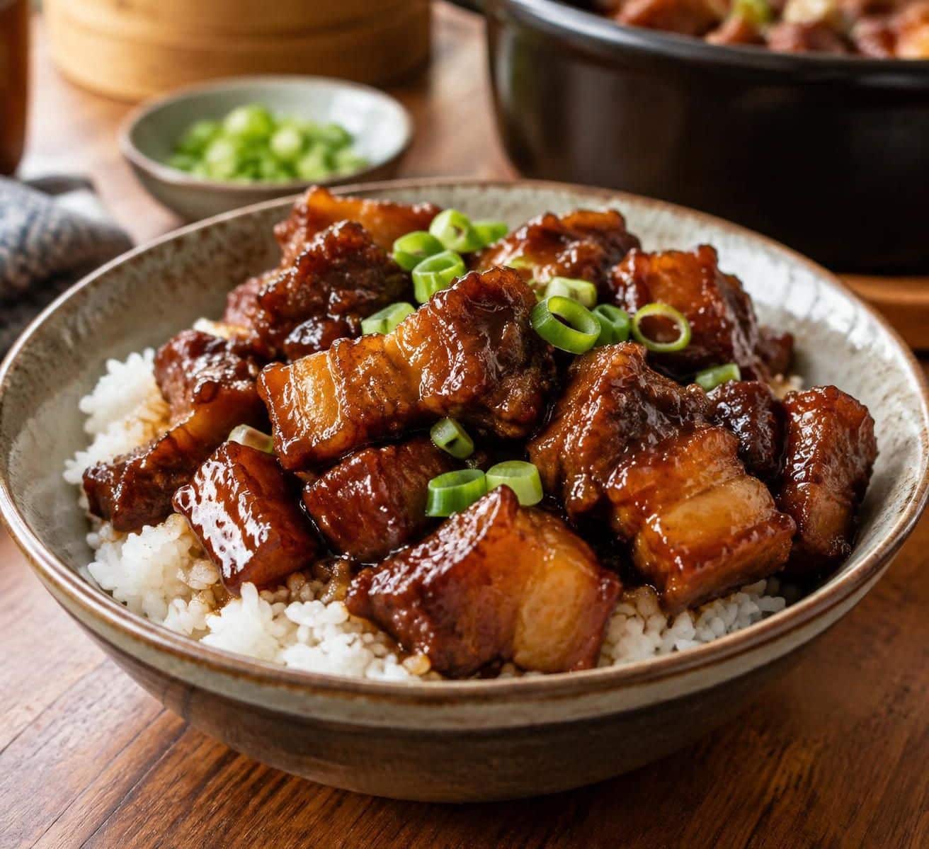 découvrez un porc au caramel ultra-tendre, nappé d’une sauce savoureuse. une recette si irrésistible que même les plus fidèles à leurs traditions en redemandent.